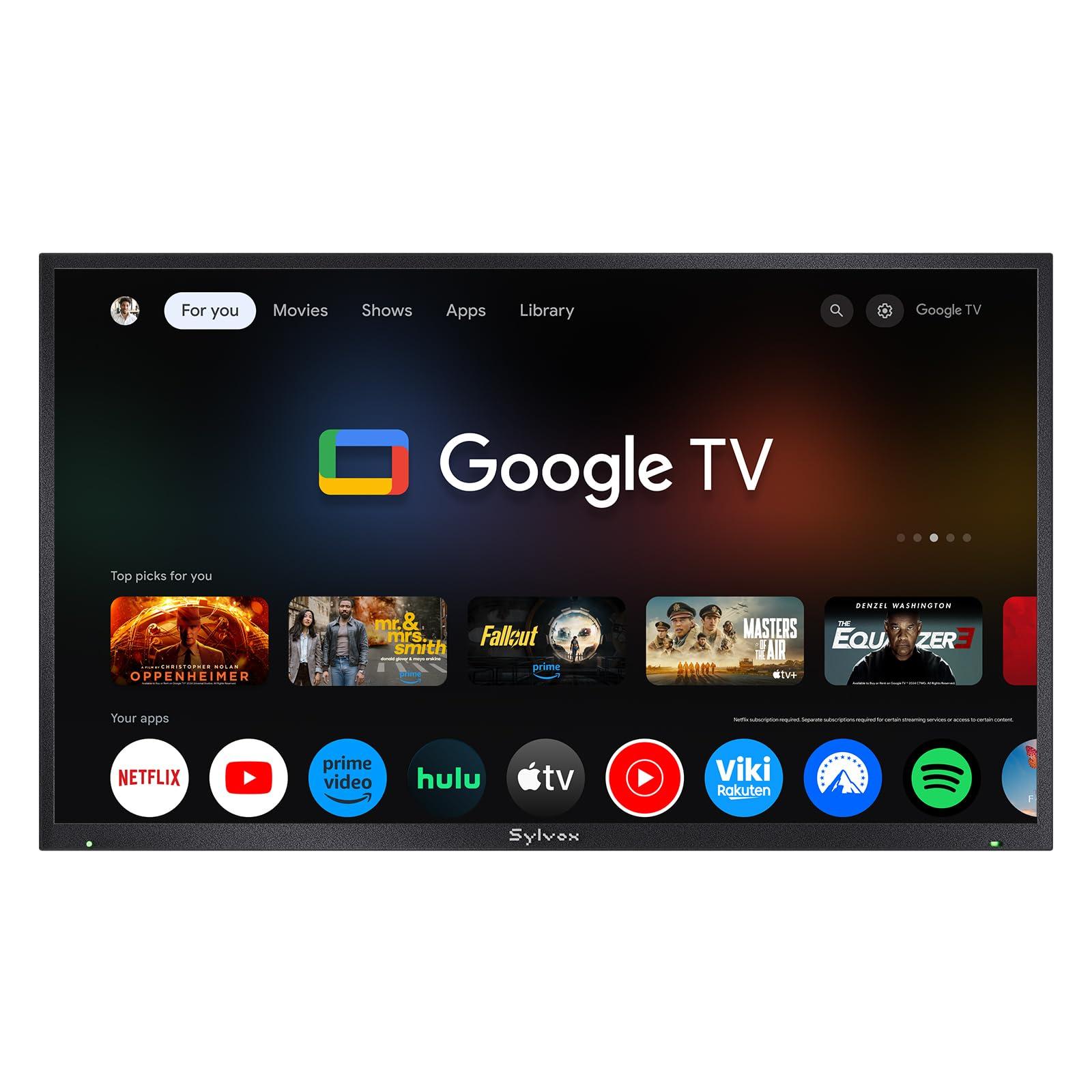 SYLVOX Deck Pro 2.0 65 inch 4K Outdoor TV, Smart TV, Support Google Assistant, Chromecast, Waterproof, Outdoor TVs, Weatherproof Television, for Outside, 1000 nit Brightness, Partial Sun, 2024 - Image 2
