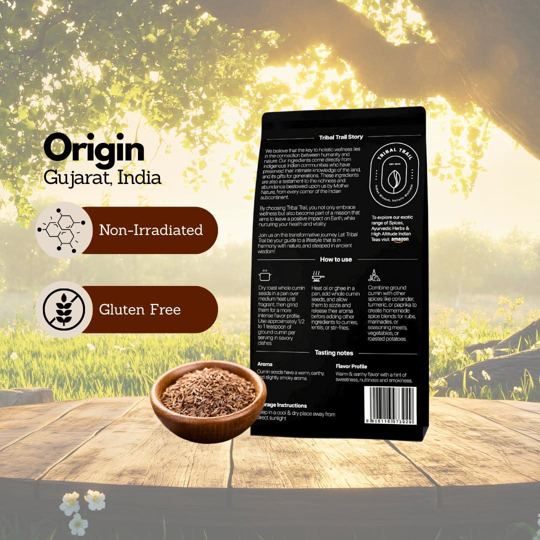Tribal Trail Cumin Seeds Whole Organic | 4.02 oz | USDA Organic & Non-GMO | Indian Origin | Recyclable Kraft Bags | Best for Cooking, Seasoning & Spice Blends - Image 6