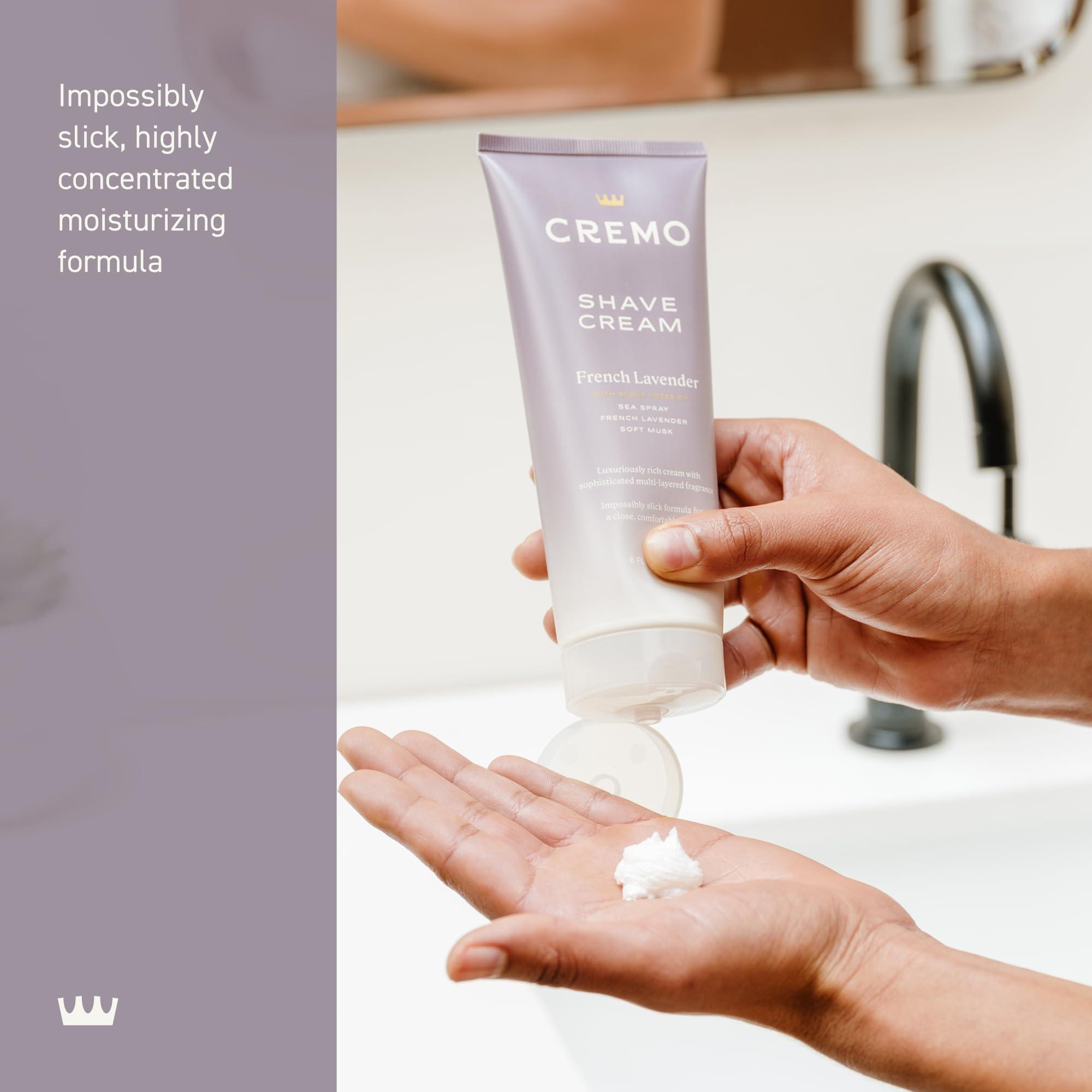 Cremo French Lavender Moisturizing Shave Cream, Astonishingly Superior Ultra-Slick Shaving Cream for Women Fights Nicks, Cuts and Razor Burn, 6 Fl Oz - Image 4