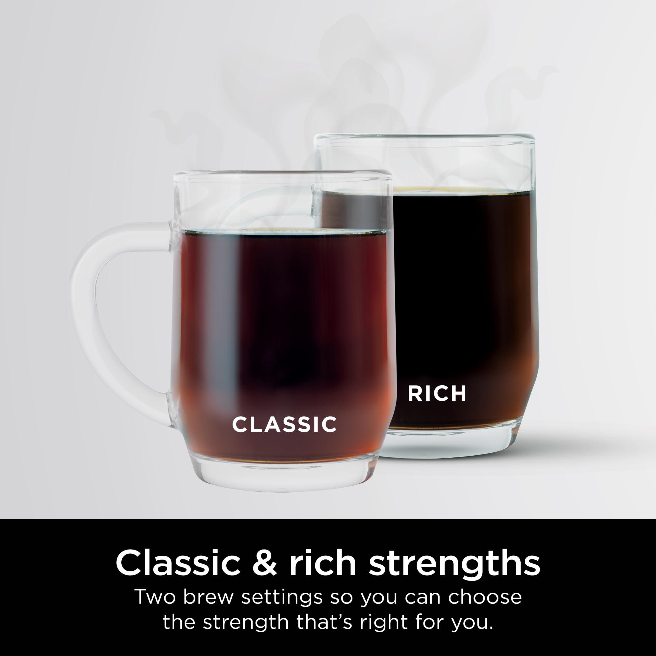Ninja 12 Cup Programmable Coffee Maker with Classic and Rich Brews, 60 oz. Water Reservoir, Thermal Flavor Extraction, and Permanent Filter, Black/Stainless Steel (CE251) - Image 2