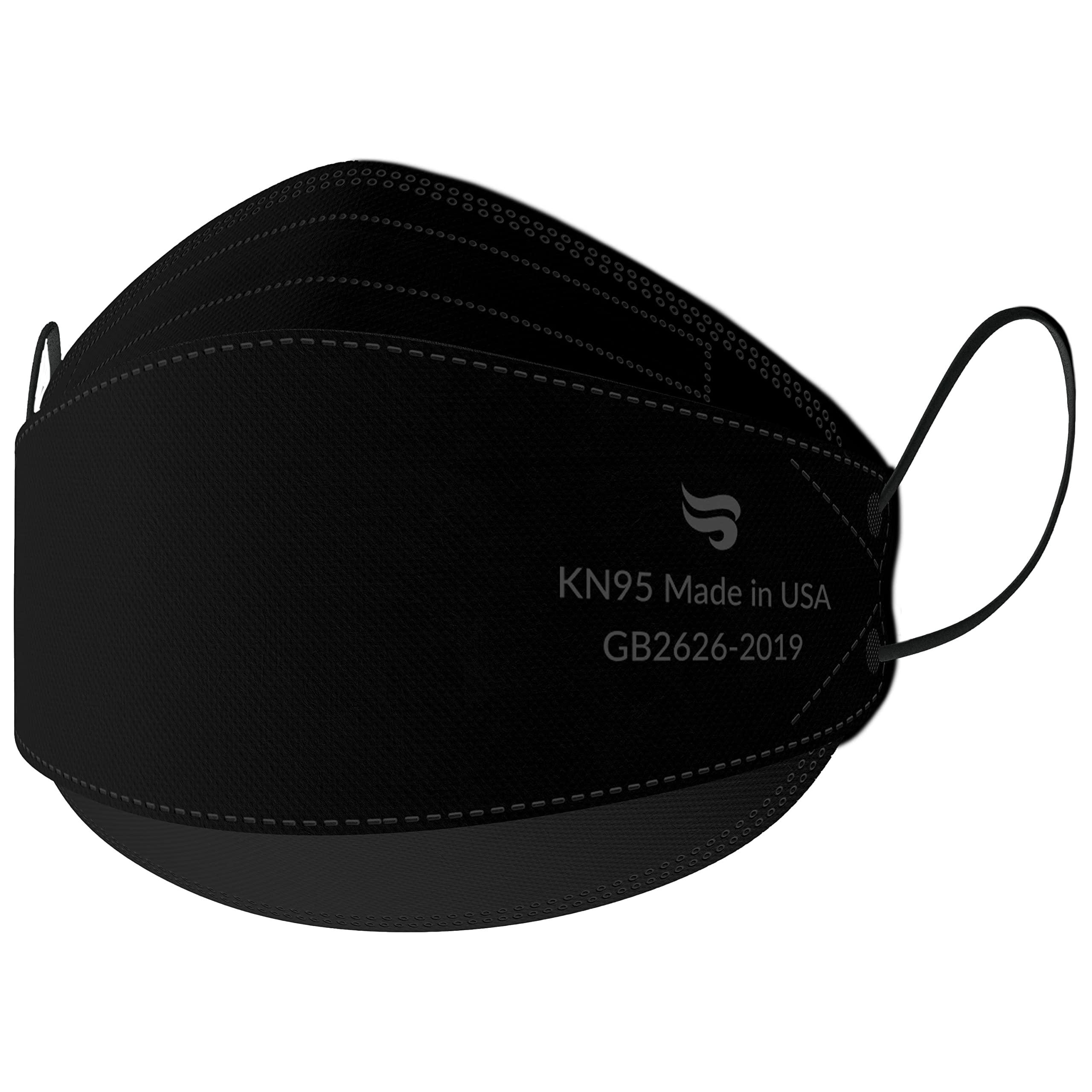 Breatheze KN95 Face Masks Made In USA FDA Registered - Disposable KN95 Mask - 3D Style