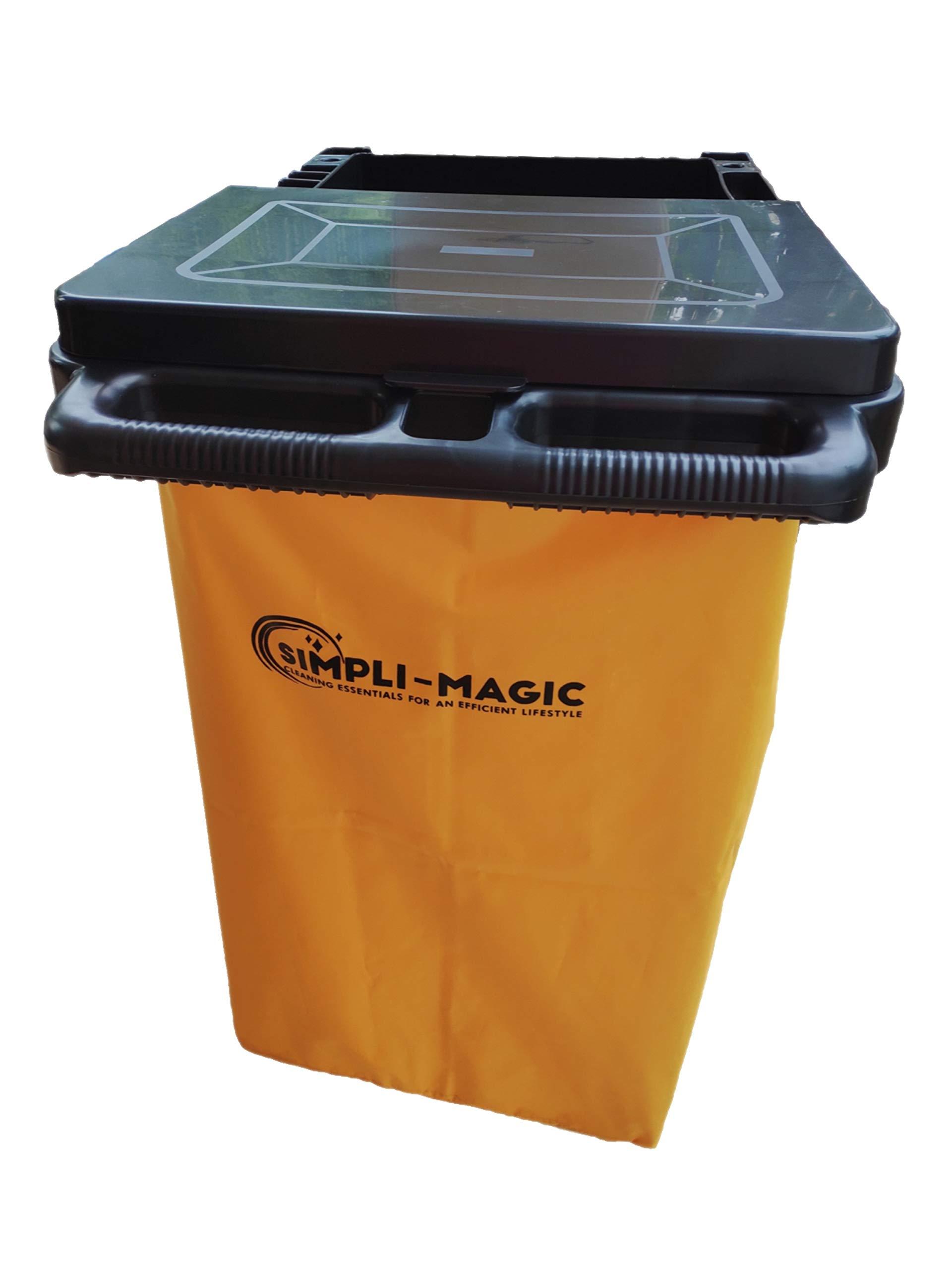 Simpli-Magic 79191 Janitorial Cart, Commercial, Black - Image 4