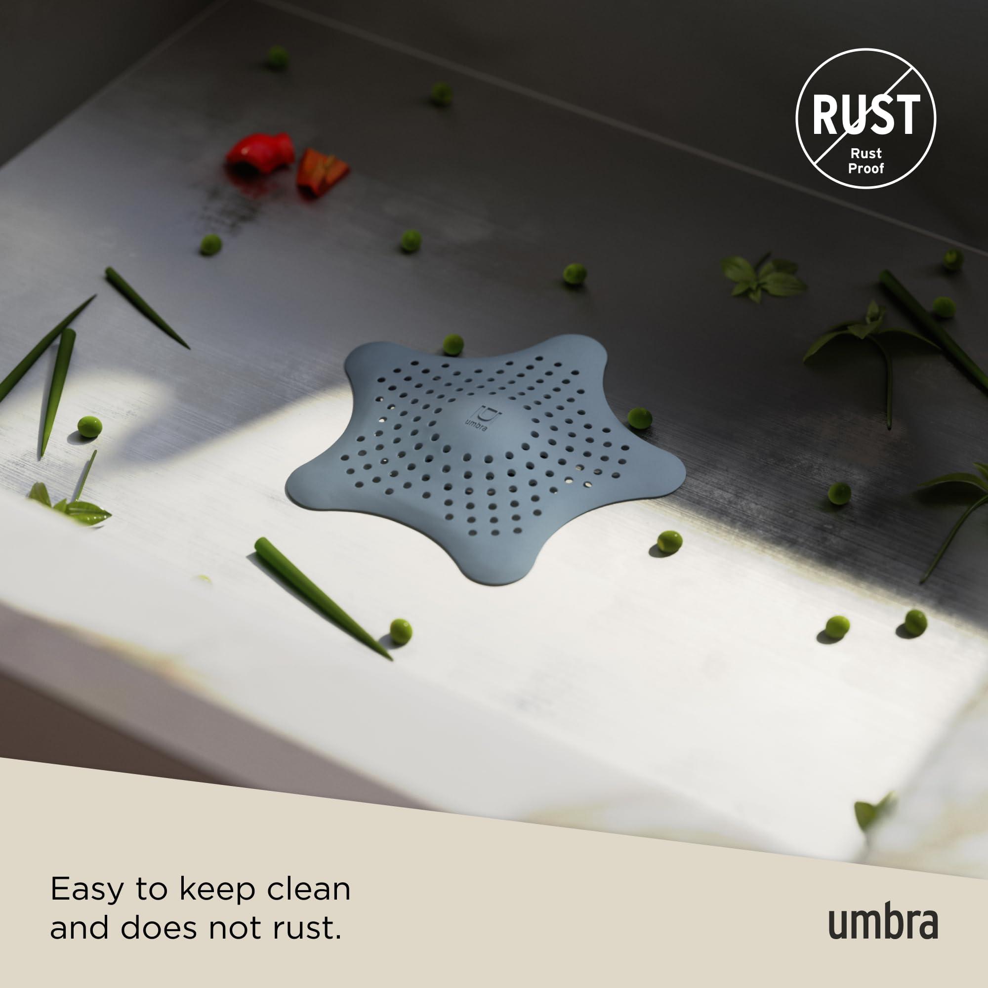 Umbra Starfish Drain Cover/Hair Catcher, Slate Blue - Image 2