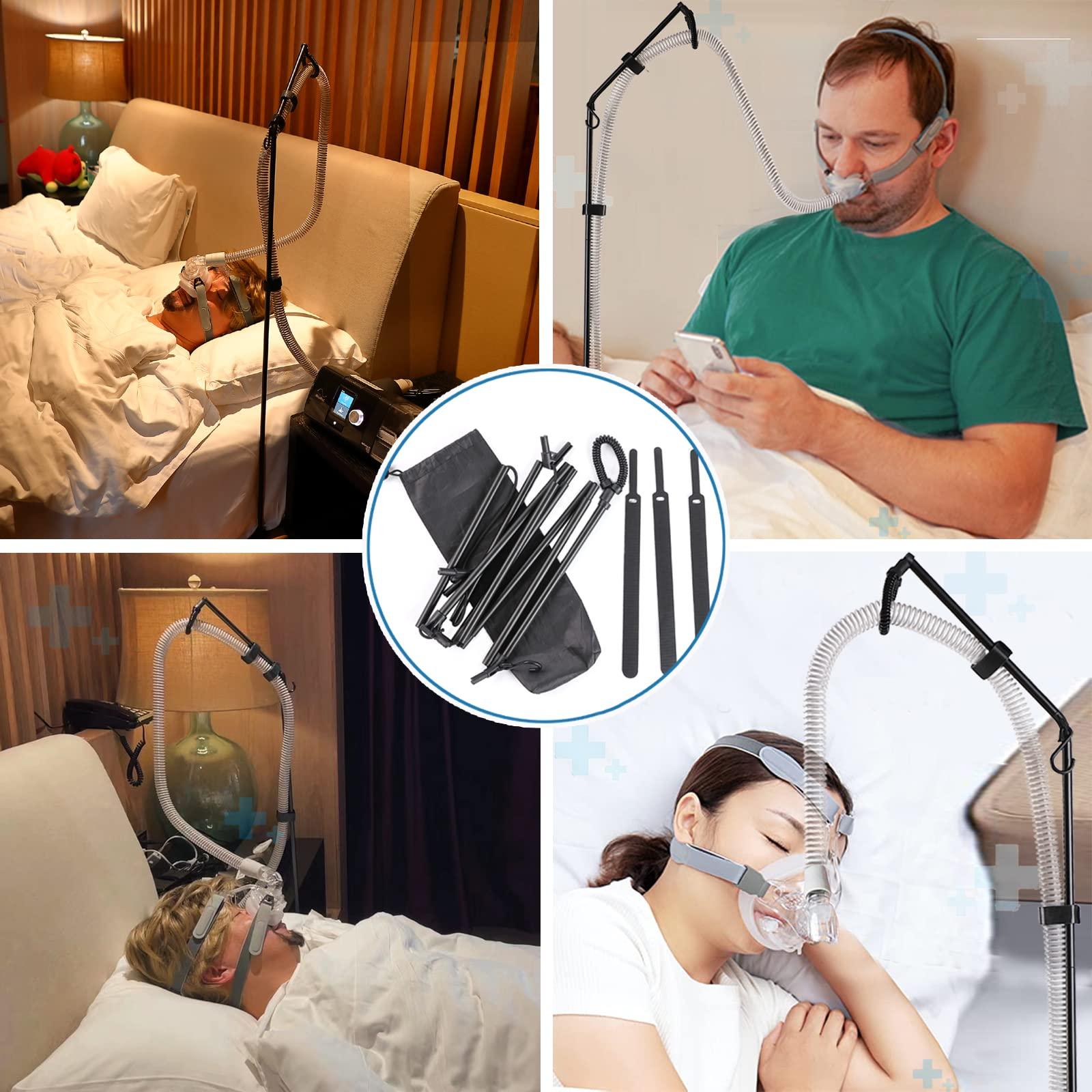 LONYEON CPAP Hose Holder - CPAP Hose Hanger for Bed Avoid Tangling and Prevent Blockage,Keeps The Air Hose Up and Away from Your Face and Arms to Make You Sleep Better,Black - Image 7