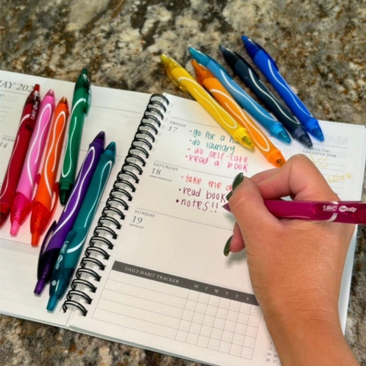 BIC Gelocity Quick Dry Ocean Themed Gel Pens, Medium Point (0.7mm), 16-Count Gel Pen Set, Colored Gel Pens for Note Taking and Journaling - Image 7