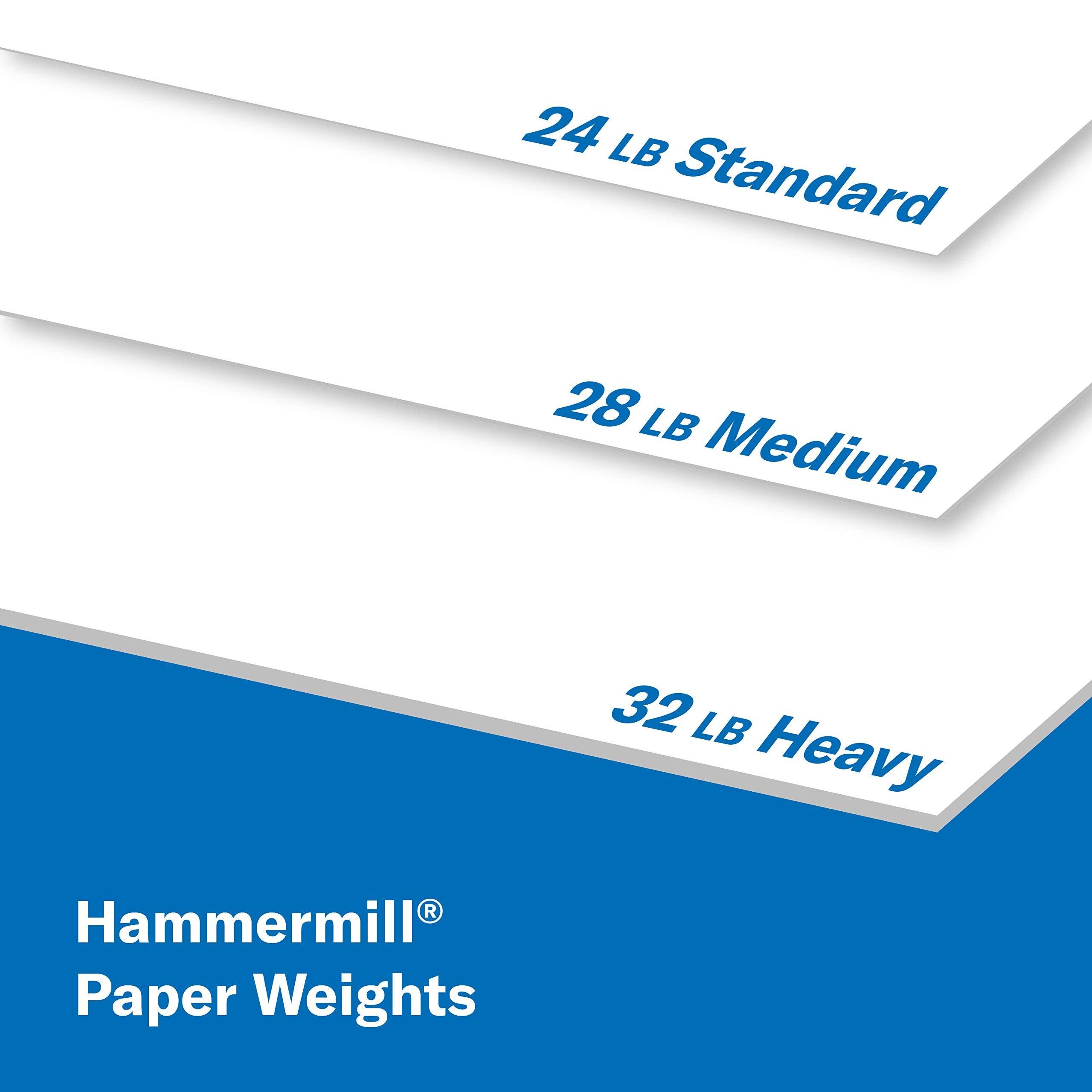 Hammermill Printer Paper, Premium Inkjet & Laser Paper 24 Lb, 8.5 x 11 - 1 Ream (500 Sheets) - 97 Bright, Made in the USA, 166140R - Image 10
