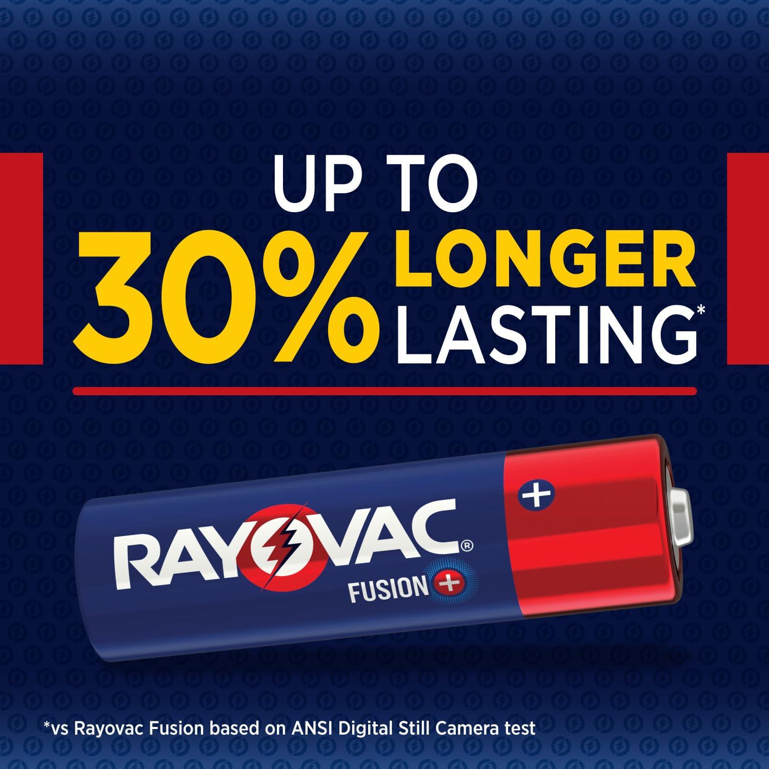 Rayovac Fusion AA Batteries (30 Pack), Double A Alkaline Batteries - Image 7