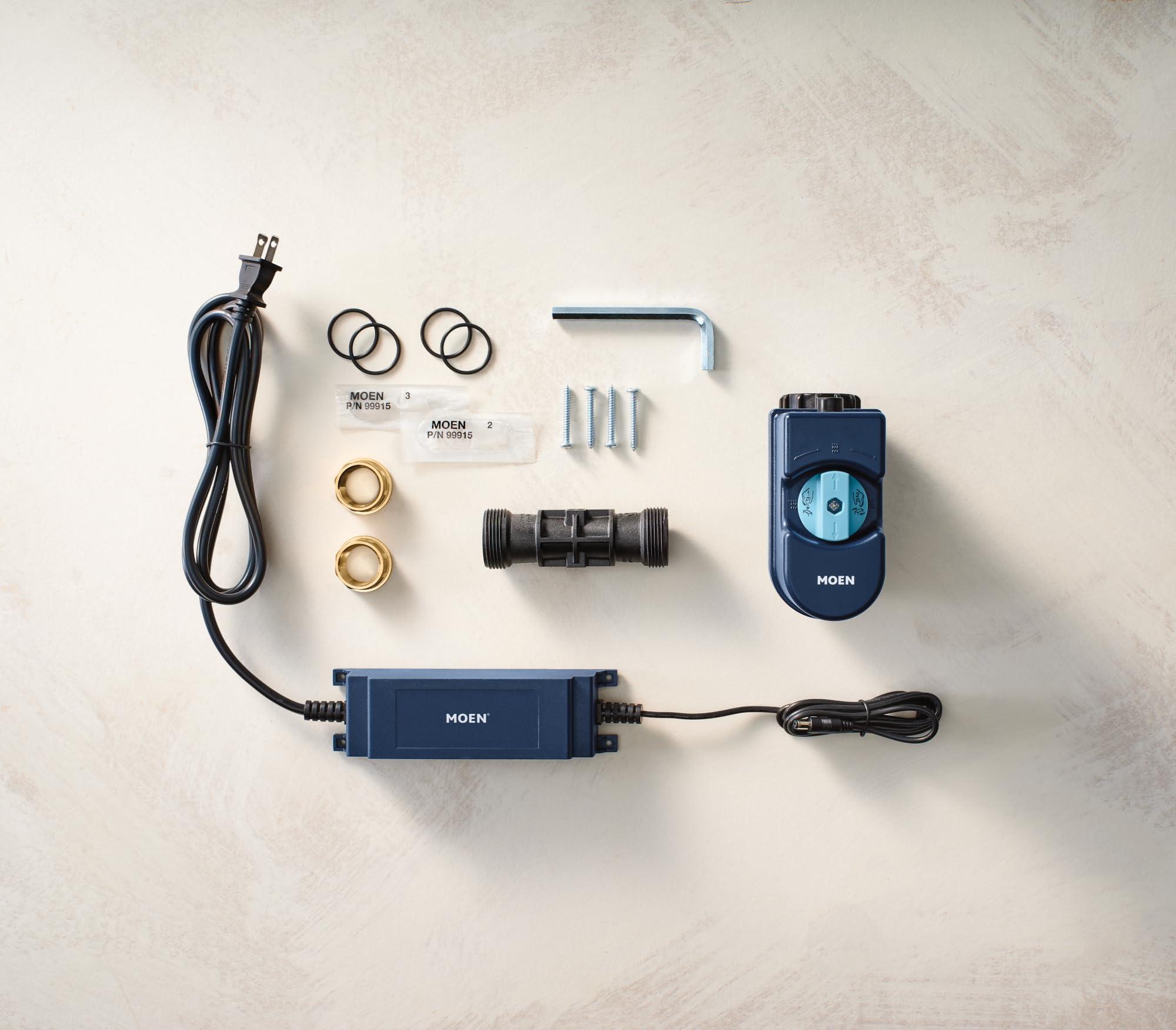 Moen Flo Smart Water Monitor and Automatic Shutoff Sensor, Wi-Fi Water Leak Detector for 3/4-Inch Diameter Pipe, 900-001 - Image 14