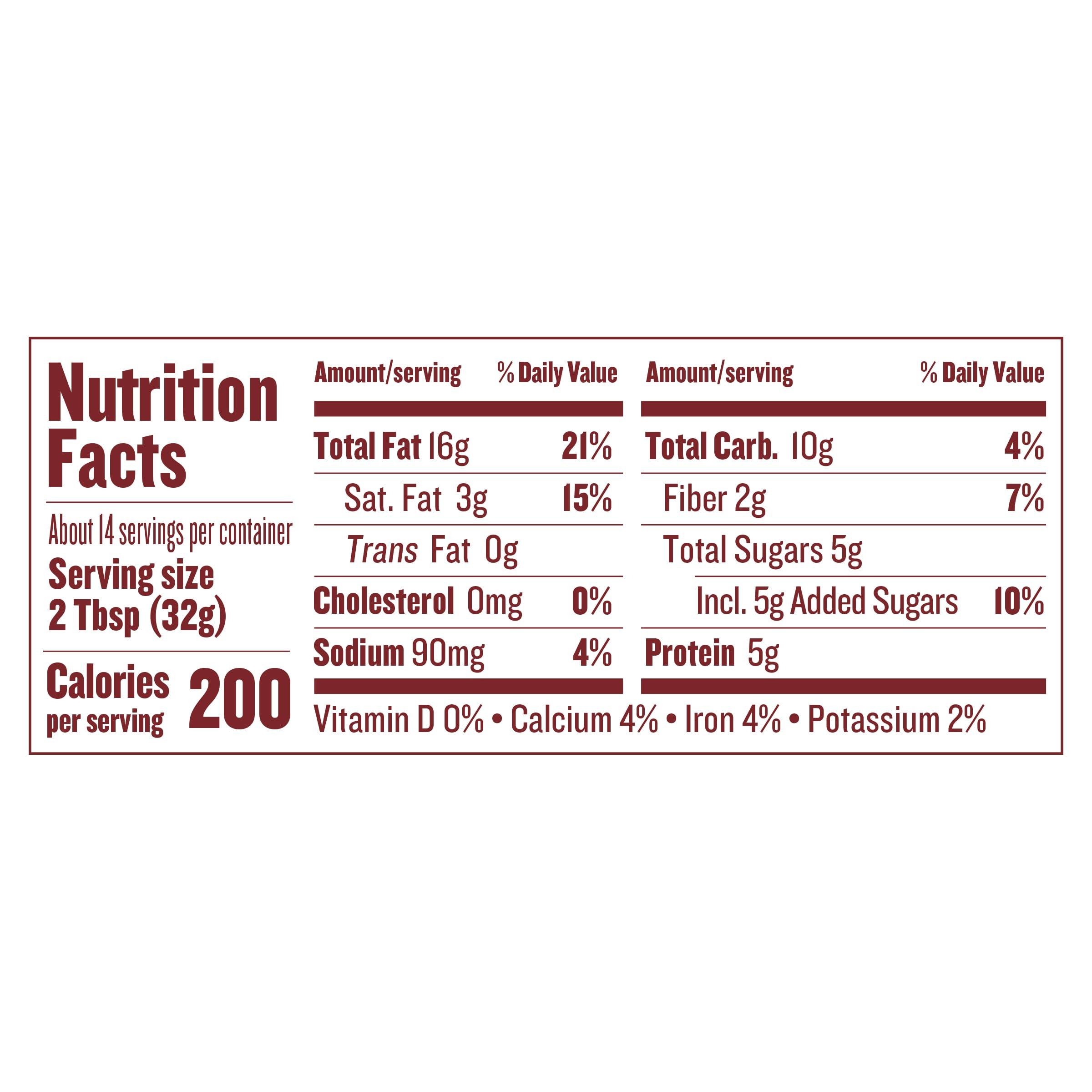 Justin's Classic Almond Butter, Only Two Ingredients, No Stir, Gluten-free, Non-GMO, Keto-friendly, Responsibly Sourced, 16 Ounce Jar, Pack of 1 - Image 2