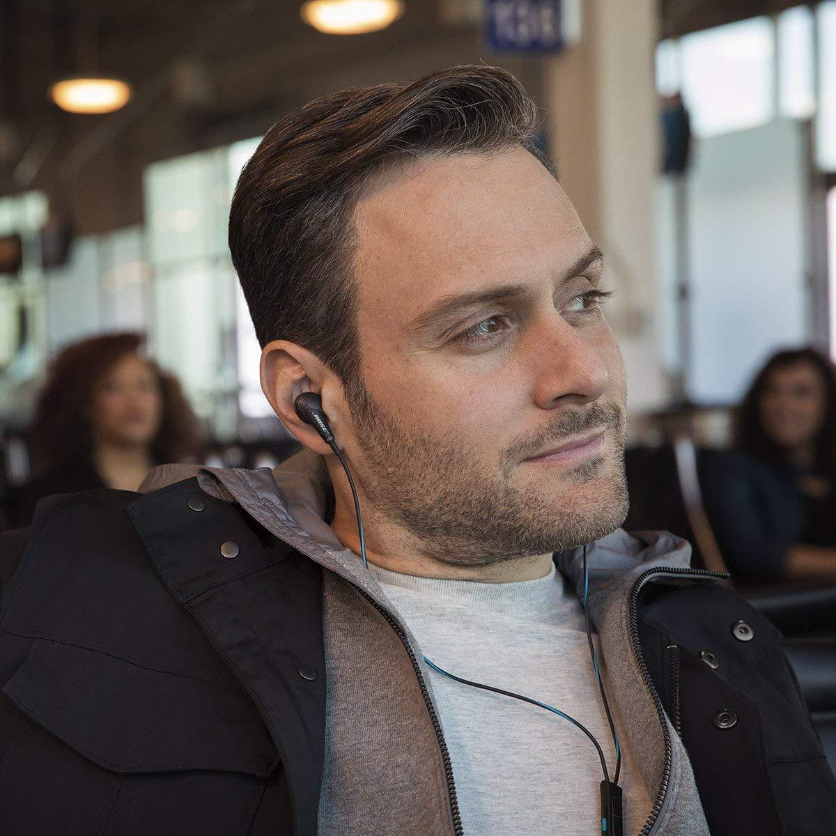 Bose 718840-0010 QuietComfort 20 Acoustic Noise Cancelling Headphones, Samsung and Android Devices, Black (Renewed) - Image 8