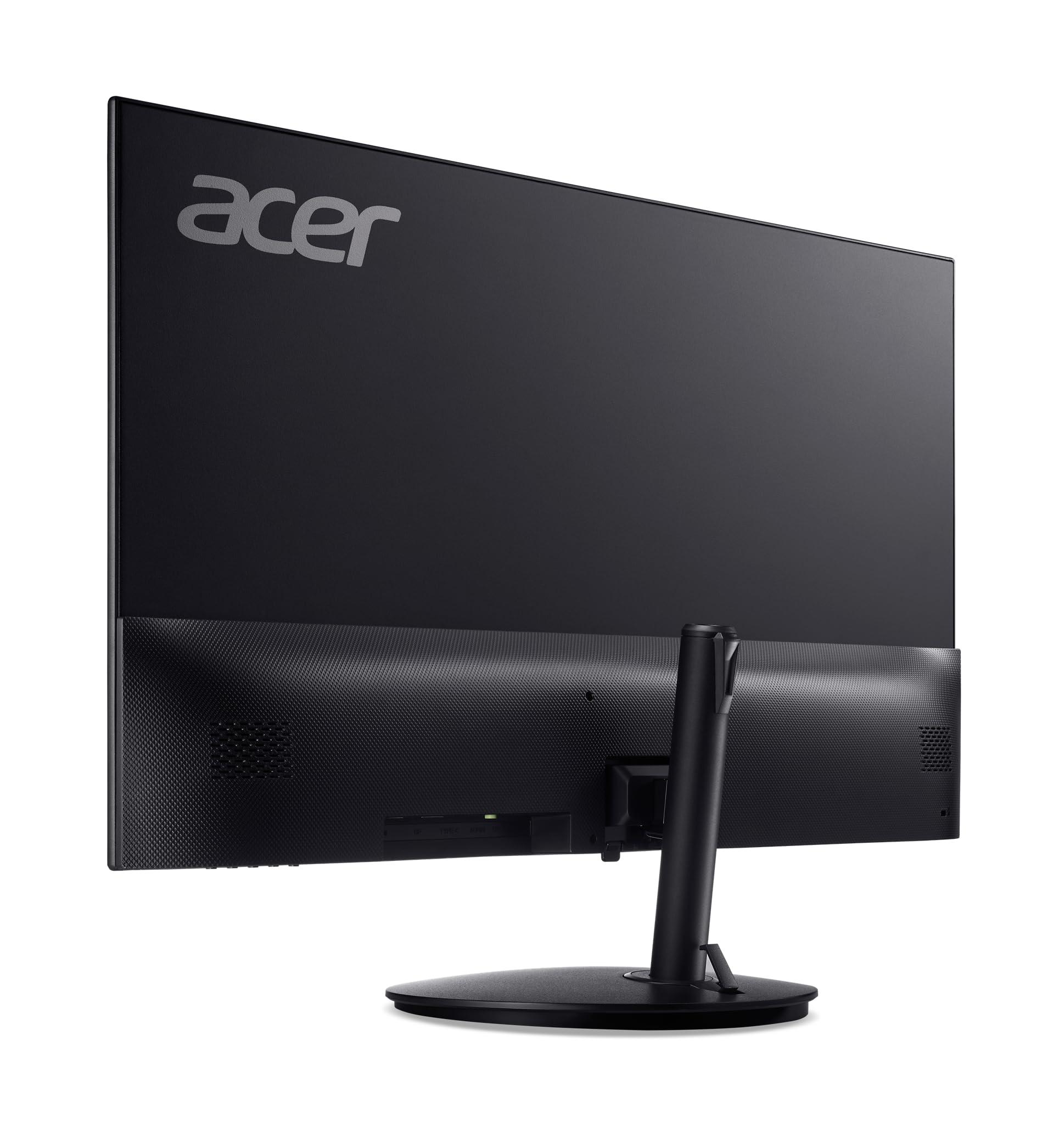 Acer SH242Y Ebmihx 23.8" FHD 1920x1080 Home Office Ultra-Thin IPS Computer Monitor AMD FreeSync 100Hz Zero Frame Height/Swivel/Tilt Adjustable Stand Built-in Speakers HDMI 1.4 & VGA Port - Image 15