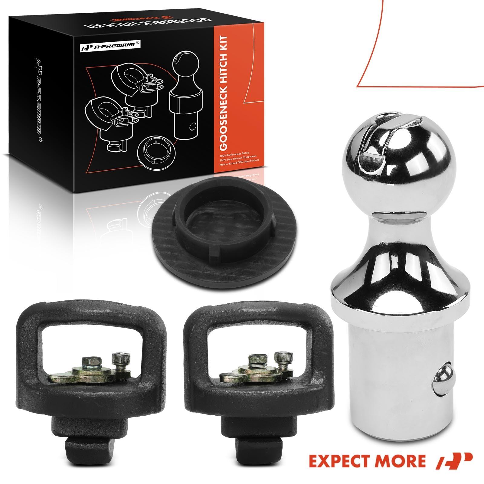 A-Premium 2-5/16 Inch Gooseneck Trailer Hitch Ball Kit 30,000 lbs GTW Compatible with Ford F-250/F-350/F-450 Super Duty & Chevrolet Silverado 2500/3500 HD & GMC Sierra 2500/3500 HD & Nissan Titan XD - Image 9