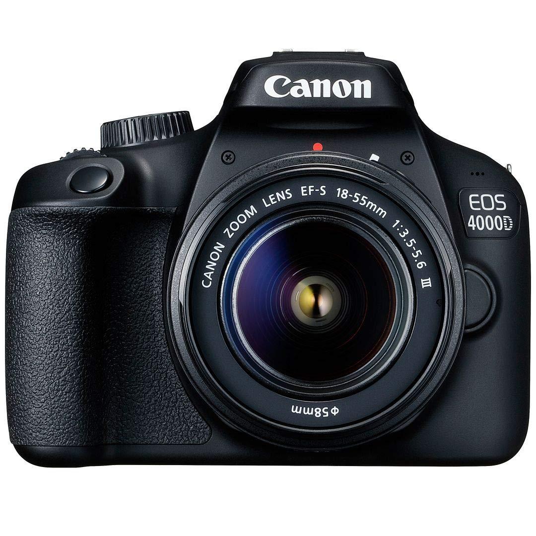 Canon EOS 4000D / Rebel T100 DSLR Camera 18-55mm Zoom Lens + ZeeTech Accessory Bundle with SanDisk 32GB Memory Card, Cleaning Starter Kit, High Speed Memory Card Reader (Renewed) - Image 2