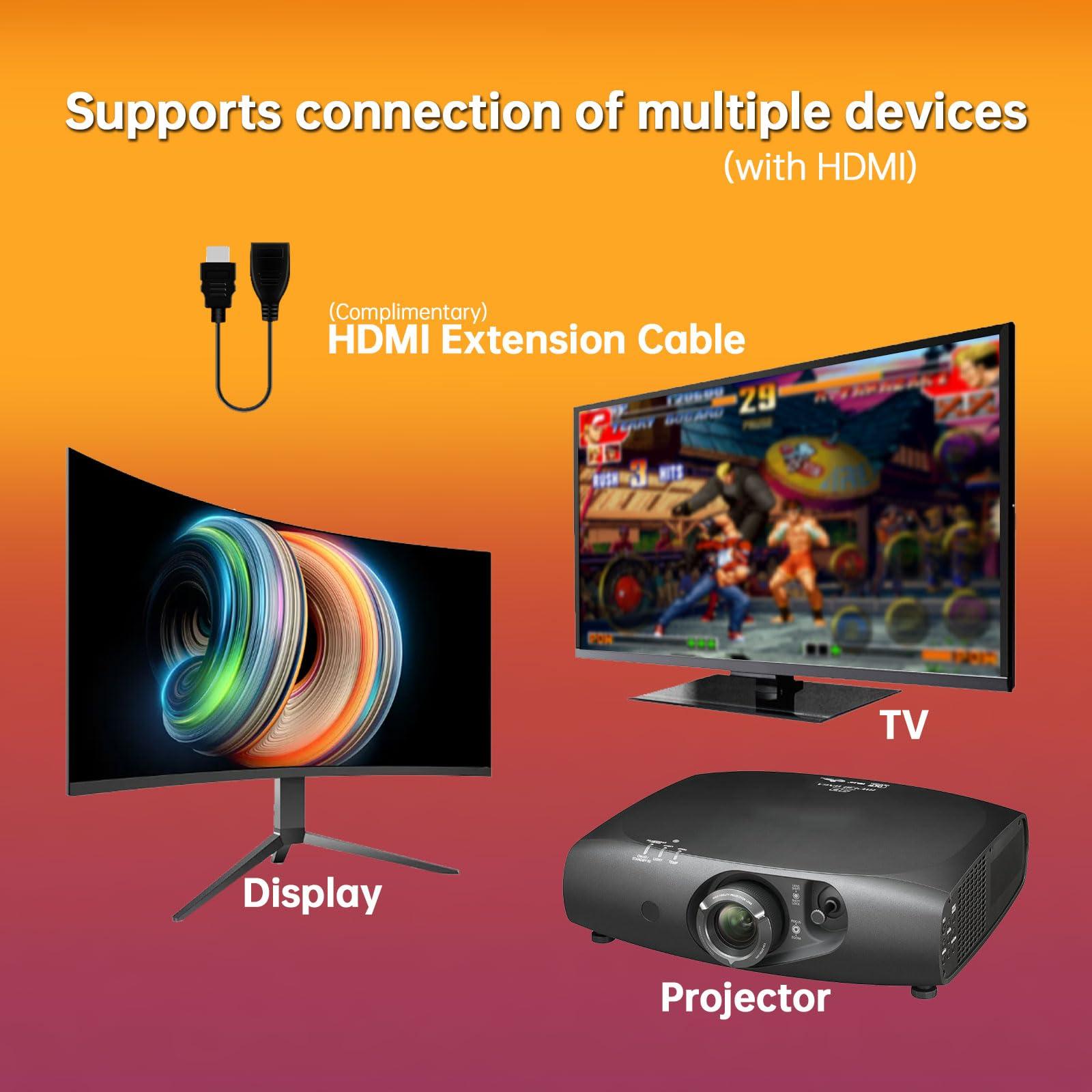 2025 Upgraded Game King:Retro Game Console,Retro Game Stick with 20,000+ Games,4k Hdmi Output Game Stick,TV-Connectable Game Stick Wireless Game Stick,Plug and Retro Play Video Games for TV - Image 4