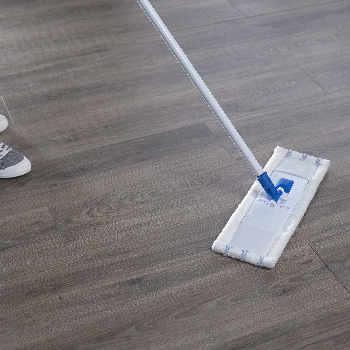 Mr. Clean Machine-Washable Microfiber Wet/Dry Mop, White/Blue - Image 4