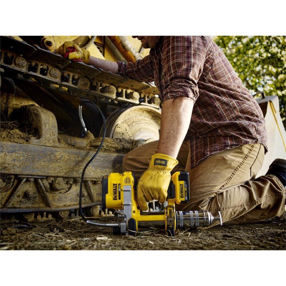 DEWALT Grease Gun 20V MAX, Cordless, 42” Long Hose, 10,000 PSI, Variable Speed Triggers, Tool Only (DCGG571B) - Image 5