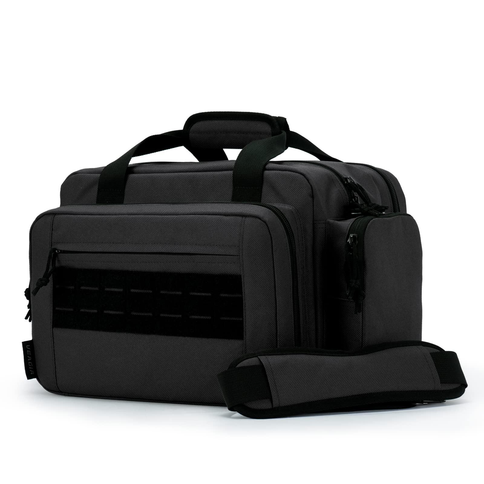 VEAGIA Range Bag,Pistol Case,Gun Range Bags For Handguns And Ammo Pouch 2 Pistols Soft Carrying Shooting Bag - Image 7
