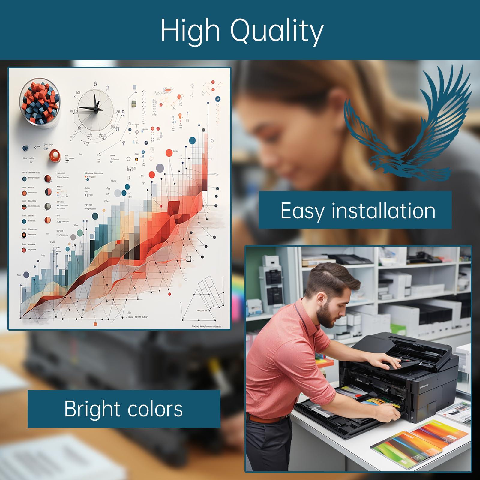 106R03944 Toner Cartridges Compatible for Xerox VersaLink B610DN B610DT B610DX B610DXF B610DXP Printers, High Yield 56700 Pages, Bright Colors Clear Printing (Black) - Image 6