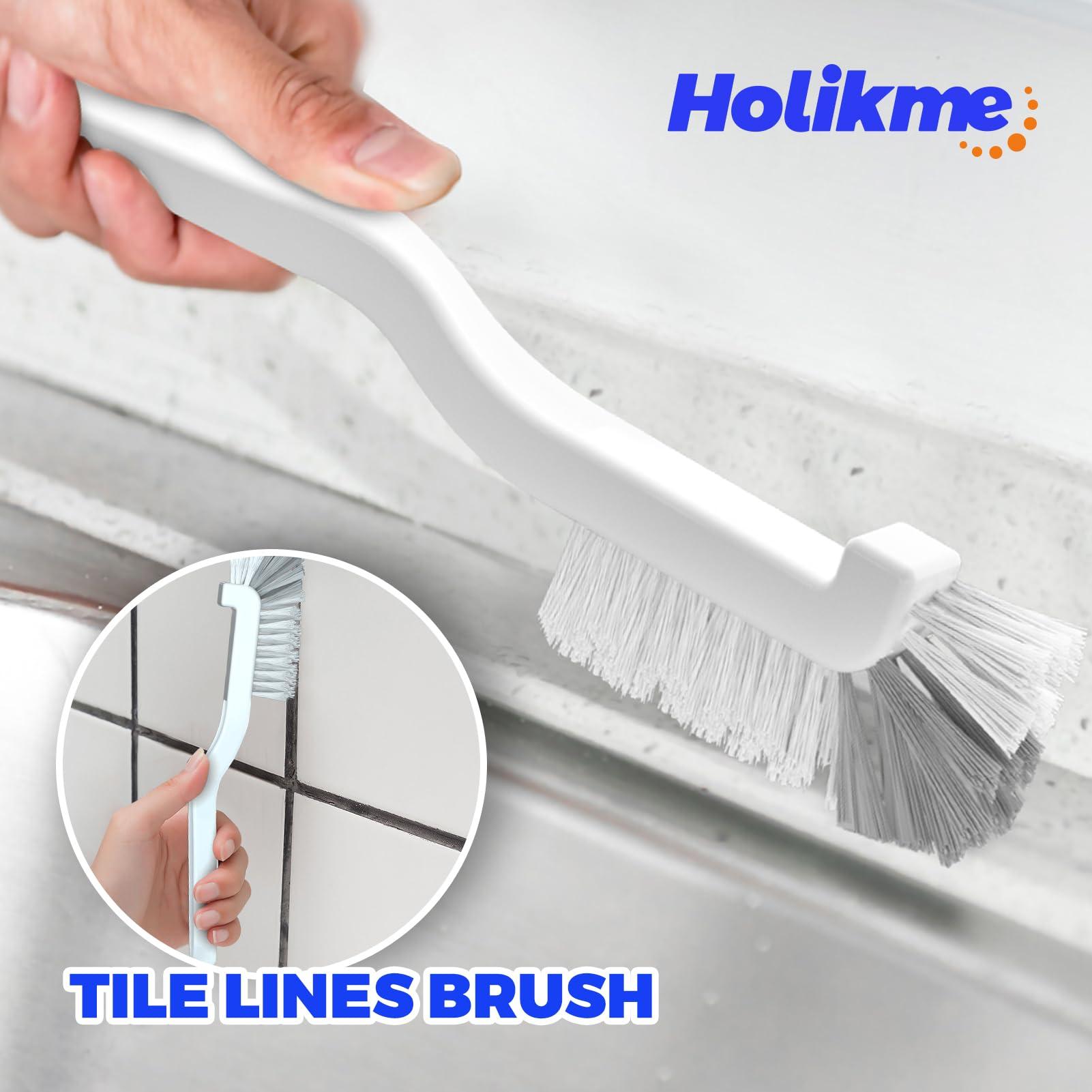 Holikme 5Pack Kitchen Cleaning Brush, Green - Image 4