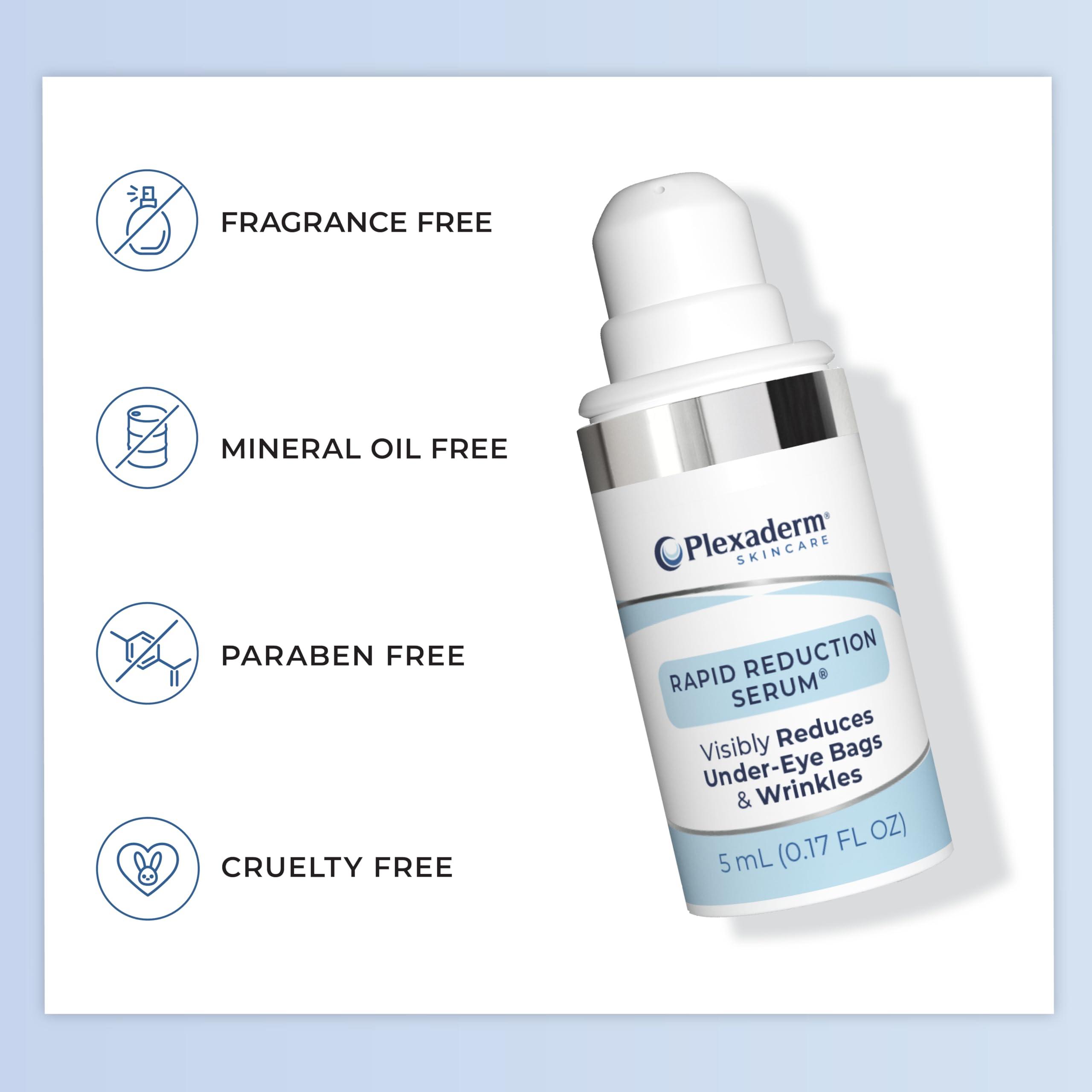 Plexaderm Rapid Reduction Eye Serum - Visibly Reduces Under-Eye Bags, Wrinkles, Dark Circles, Fine Lines & Crow's Feet Instantly, Anti Aging Wrinkle Remover for Face, Pump - Image 8