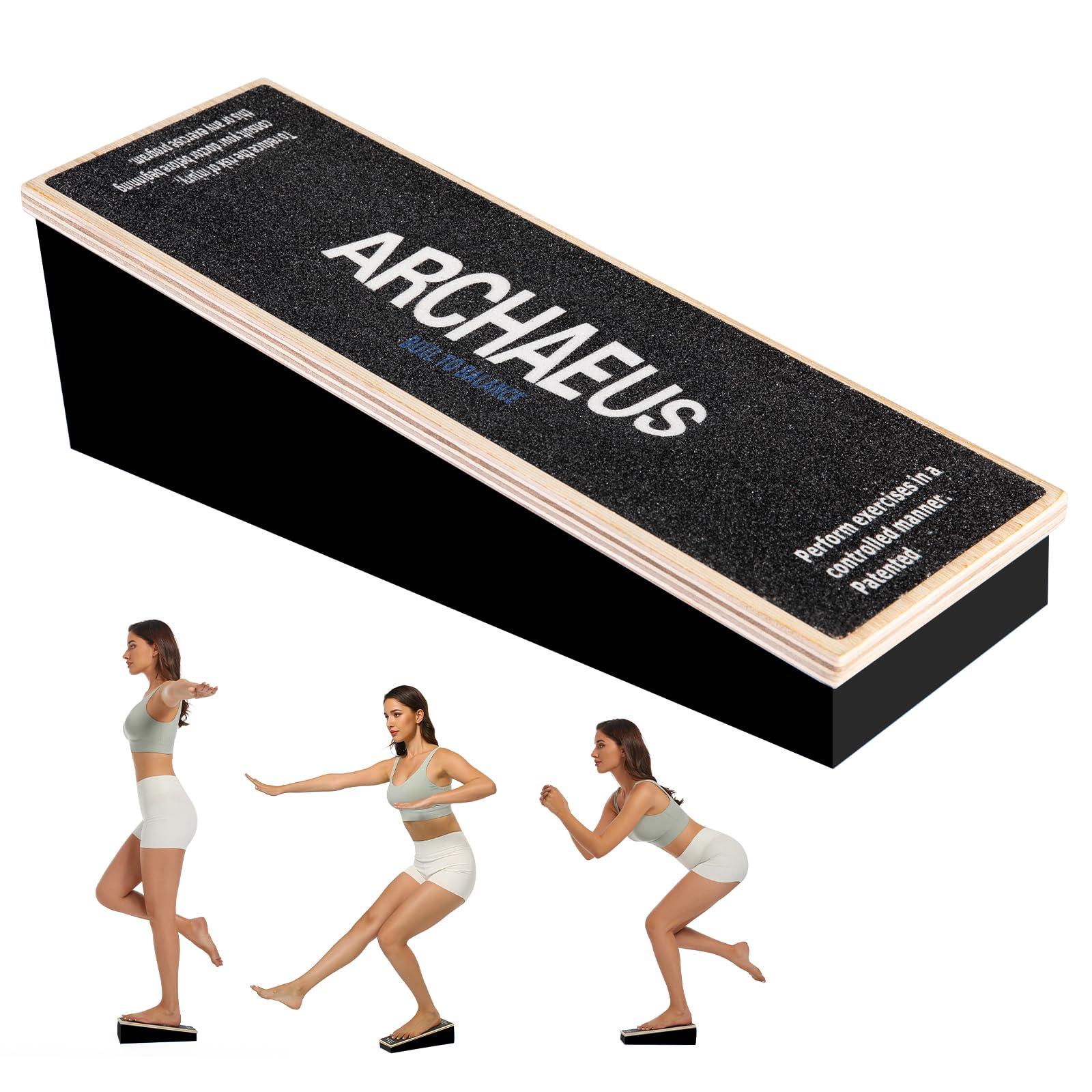ARCHAEUS Athletic Balance Boards,Slant Board,Wobble Board,Balance Wedge for Condition Your Body and Prevent Injury - Image 1