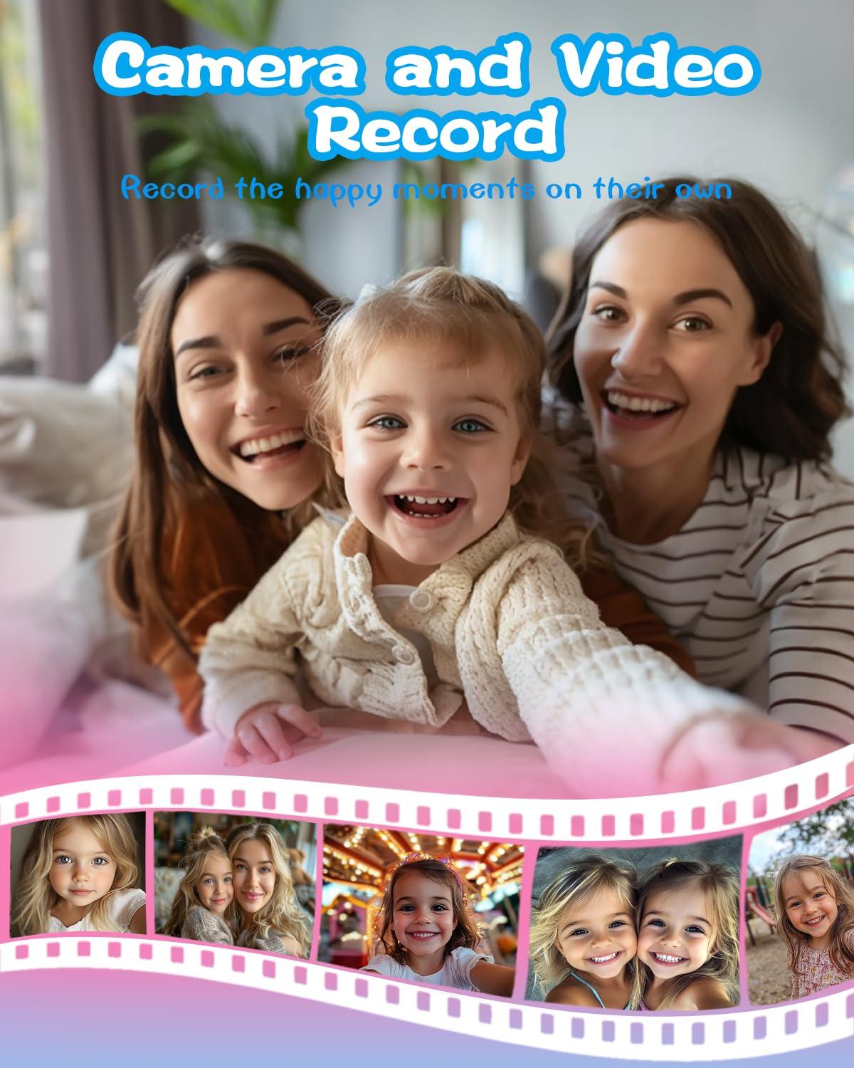 MOMILLA Kids Toys Smart Phone, 3.97" Touchscreen Phone Girls Toys, Gifts for Kids Age 3-12, Toddler Toys Learning Smartphone, Cell Phone with Front Camera Only (No Dual Camera) - Image 4