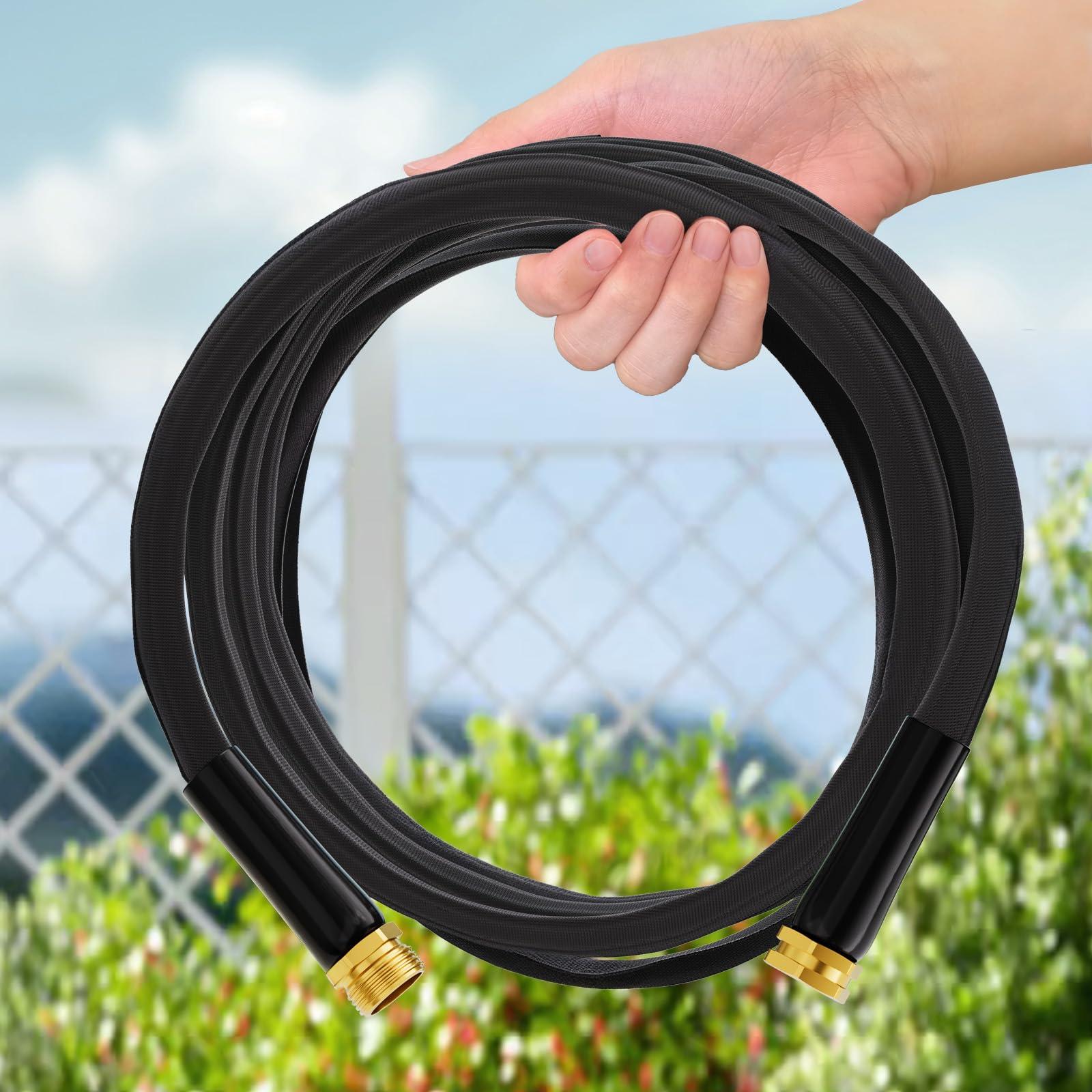 Haeteir 2025 Upgraded 50FT Non-Expanding Garden Hose, Lightweight, Flexible Ultra-Light Water Hose, Burst-Resistant, Lead-Free, Anti-Kink, High-Pressure - Image 9