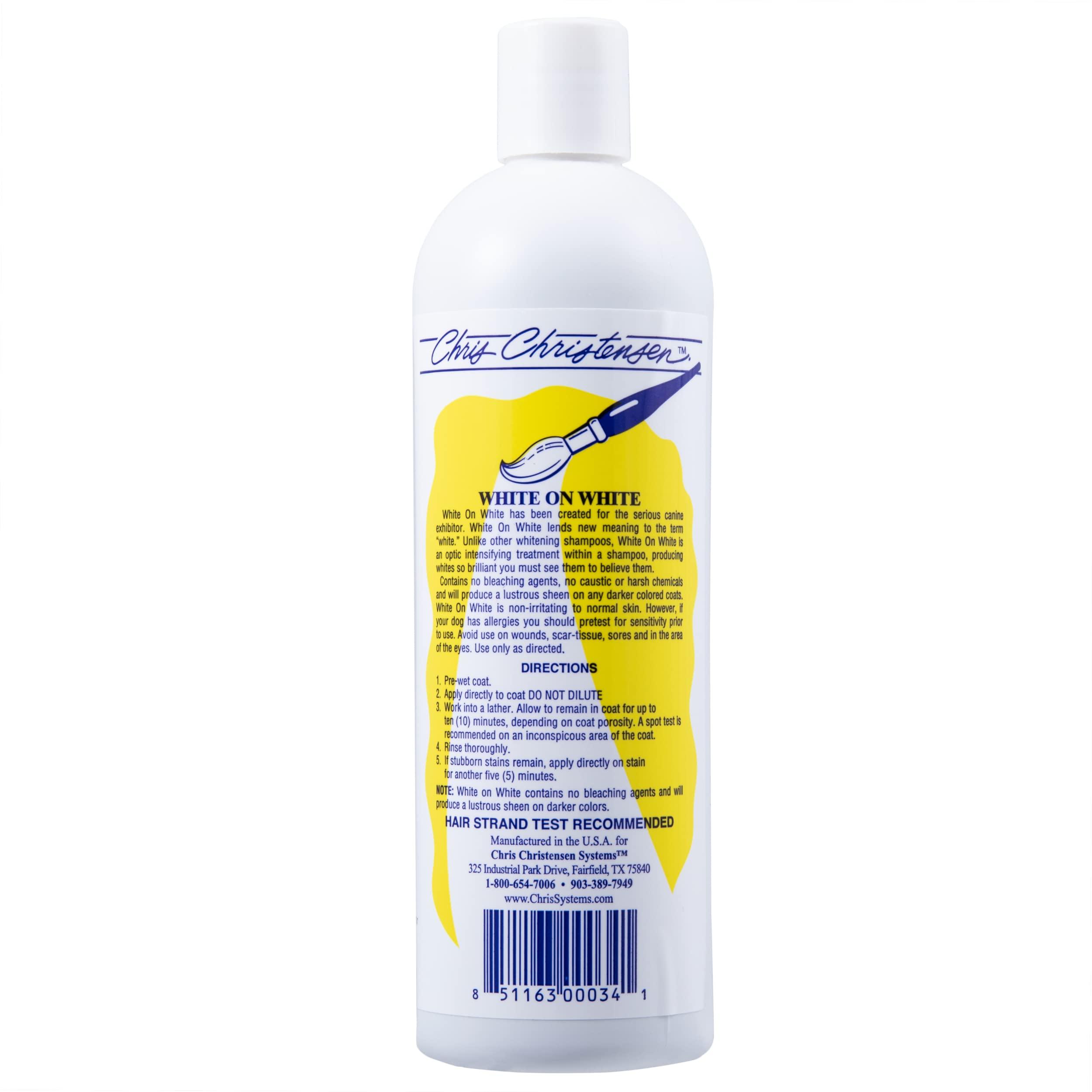 Chris Christensen White on White Whitening Treatment Dog Shampoo (16OZ) - Image 10