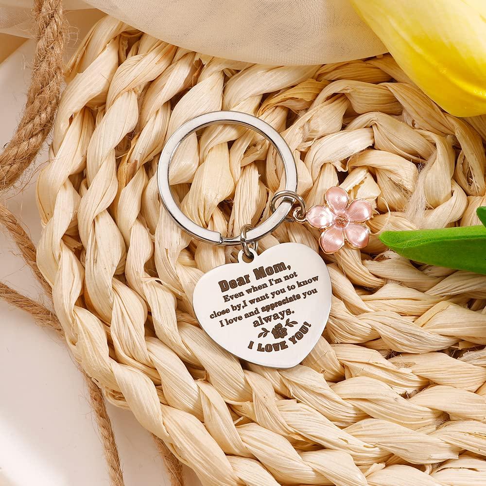 Gifts for Mom from Son Daughter Birthday Mothers Day Gifts Mothers Day Keychain Presents Best Mom ever Gift Ideas - Image 4