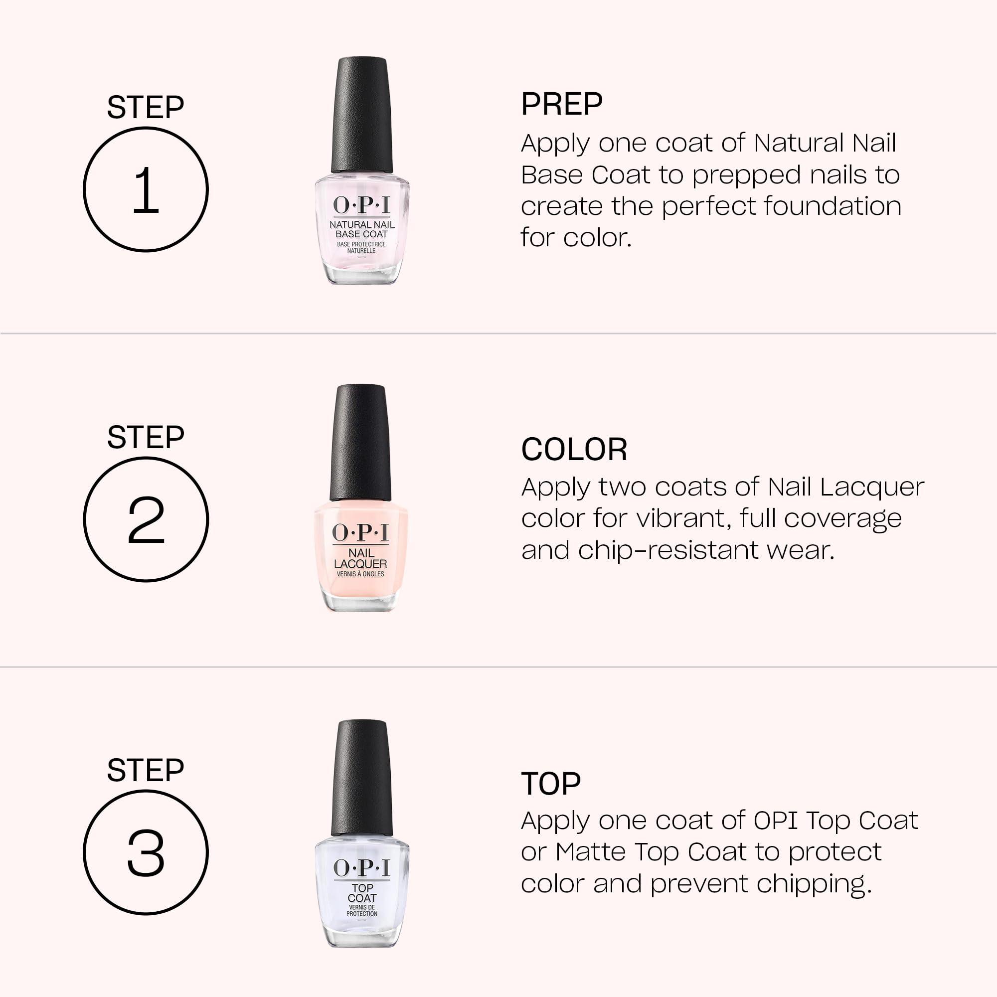 OPI Nail Lacquer Nail Polish | Opaque Dark Black & Gray Crème Chip Resistant Nail Polish | Vegan, Fast Drying, Streak Free - Image 5