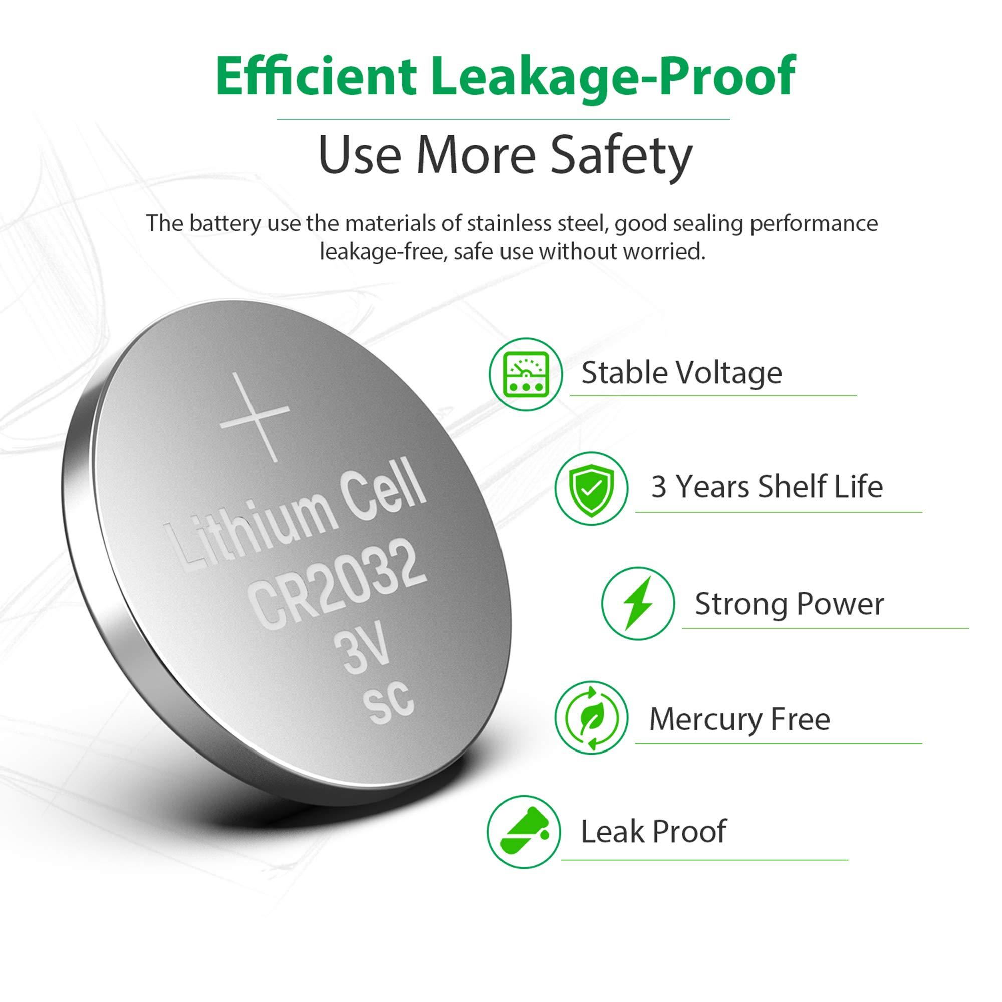 LiCB CR2032 3V Lithium Battery(10-Pack) - Image 5