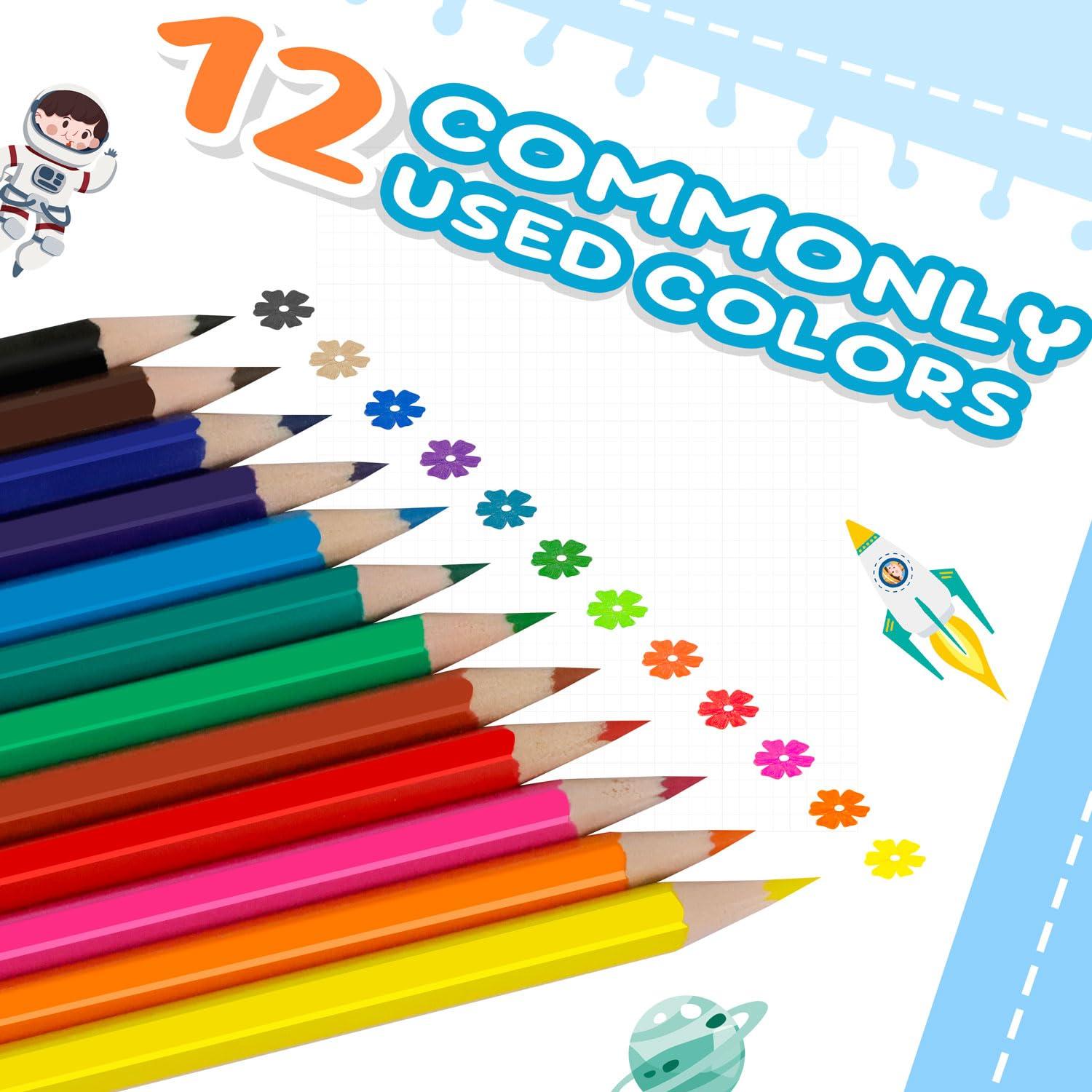 432 Count Colored Pencils Bulk, 12 Assorted of color pencils，36 Packs Pre-sharpened Colored Pencils for Kids, School Supplies of Color Pencil bulk classroom - Image 3