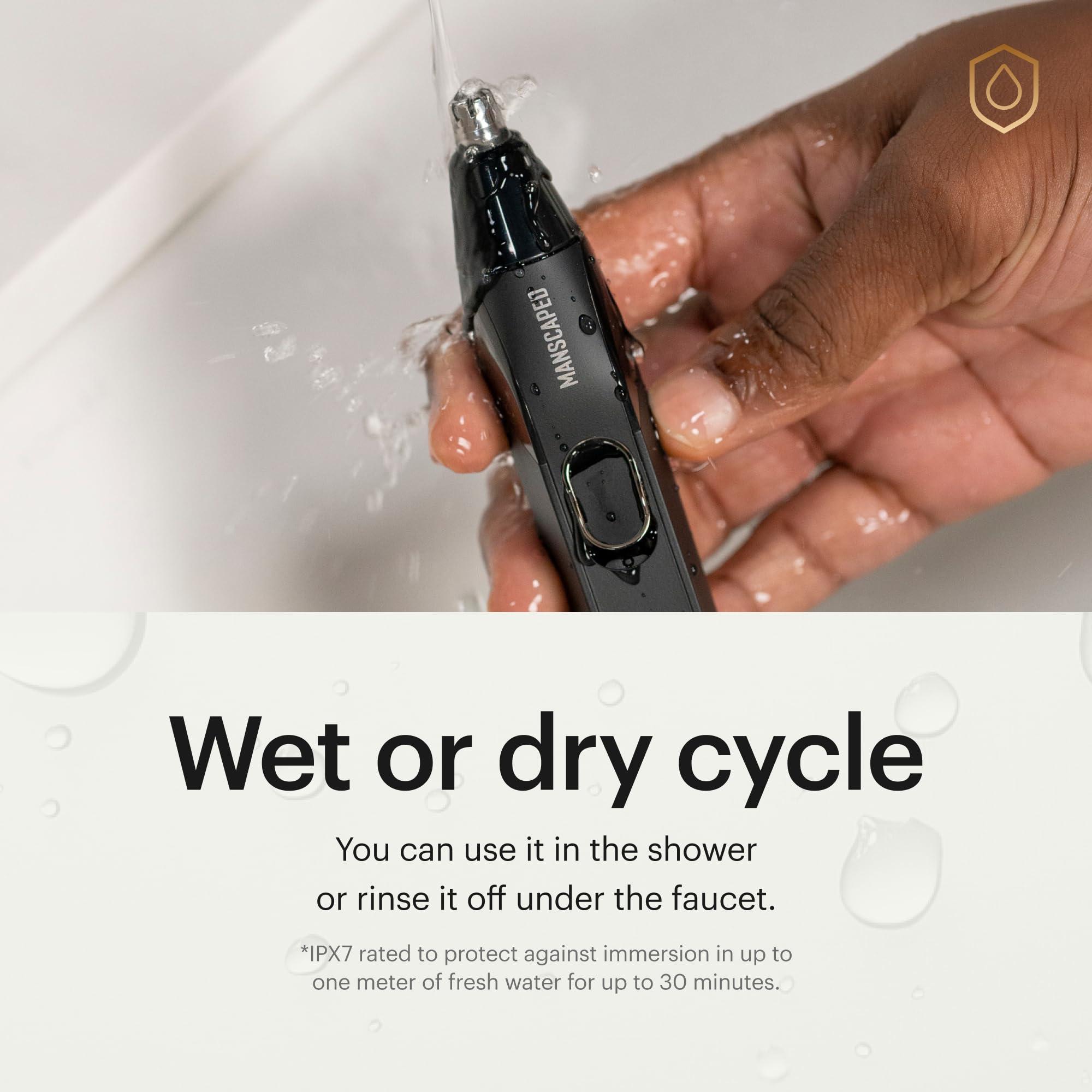 MANSCAPED® Weed Whacker® 2.0 Electric Nose & Ear Hair Trimmer – 7,000 RPM Precision Tool with Rechargeable Battery, Wet/Dry, Easy to Clean, Improved Stainless Steel Replaceable Blade - Image 3