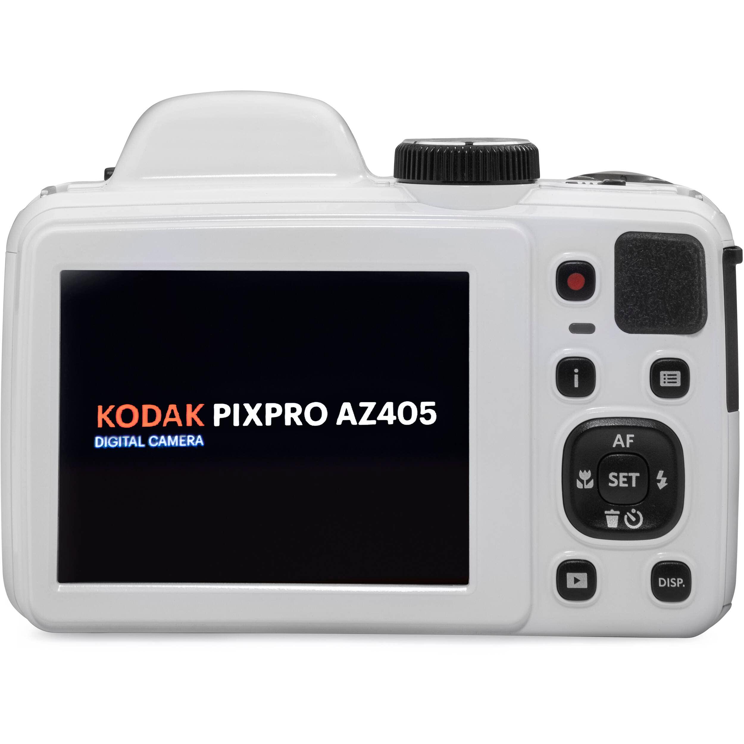 Kodak PIXPRO AZ405 Digital Camera (White) Bundle with 32GB SD Memory Card + Case + Memory Card Wallet + Batteries + Accessories (8 Items) - Image 7