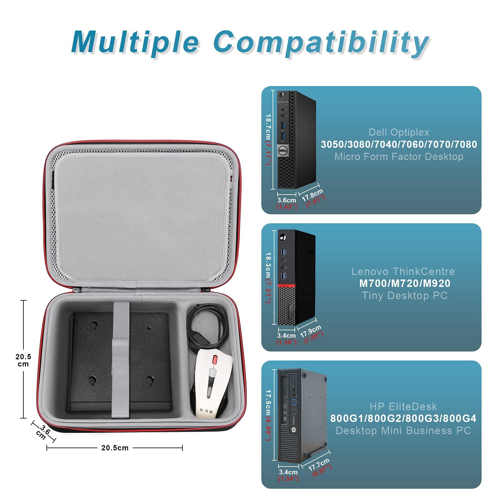 RLSOCO Case for HP ProDesk 600/800 / 400 Mini PC Desktop & Lenovo ThinkCentre M700/M720/M93P Tiny Desktop PC & Dell Optiplex 3050/3080/7060/7070/7080 & ASUS Chromebox 4 - Image 5
