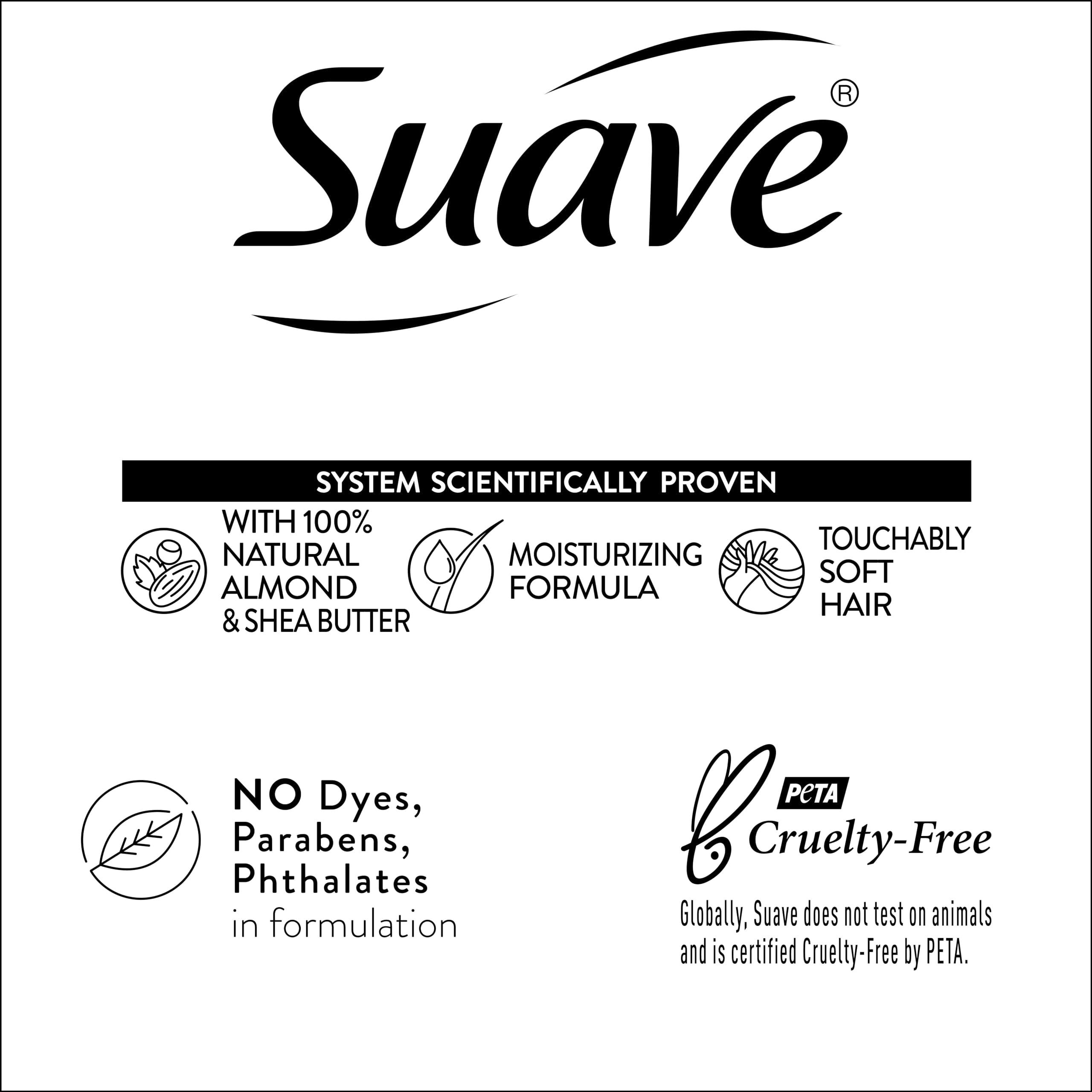 Suave Professionals Moisturizing Shampoo for Dry Hair Almond and Shea Butter Paraben-free and Dye-free 28 oz, Pack of 4 - Image 18