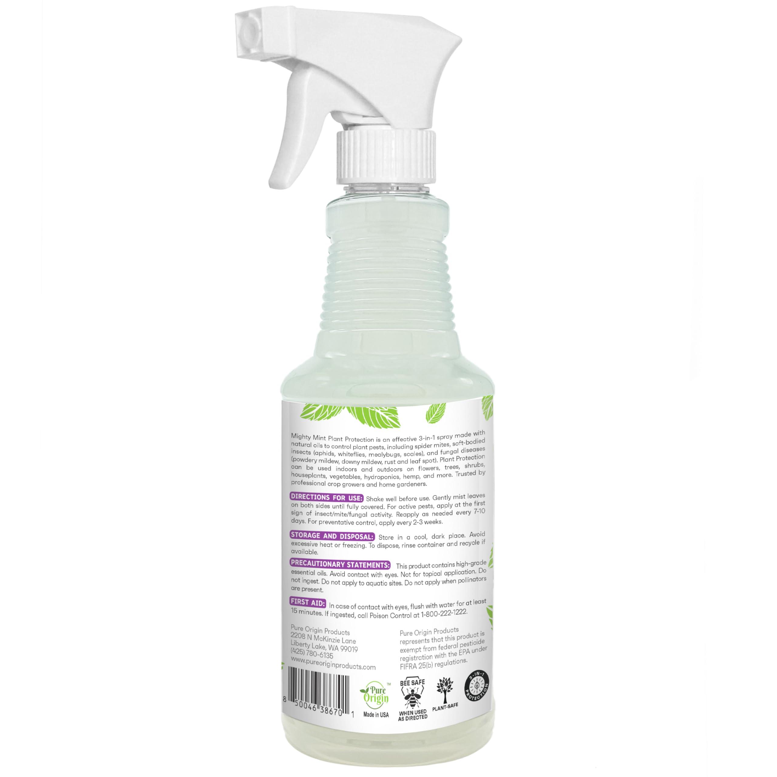 Mighty Mint Peppermint Plant Protection Spray for Insects, Gnats, Fungus, Mites, and Disease, 16 oz - Image 6