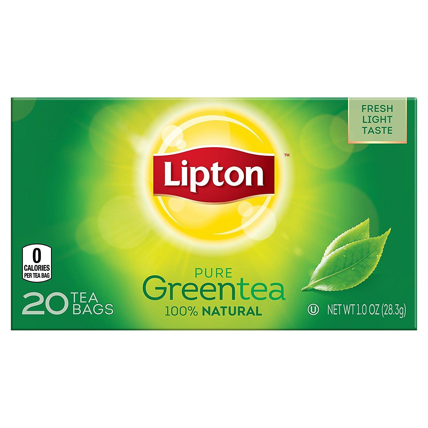 Lipton Tea Bags, Green Tea, Can Help Support a Healthy Heart, 20 Green Tea Bags - Image 1