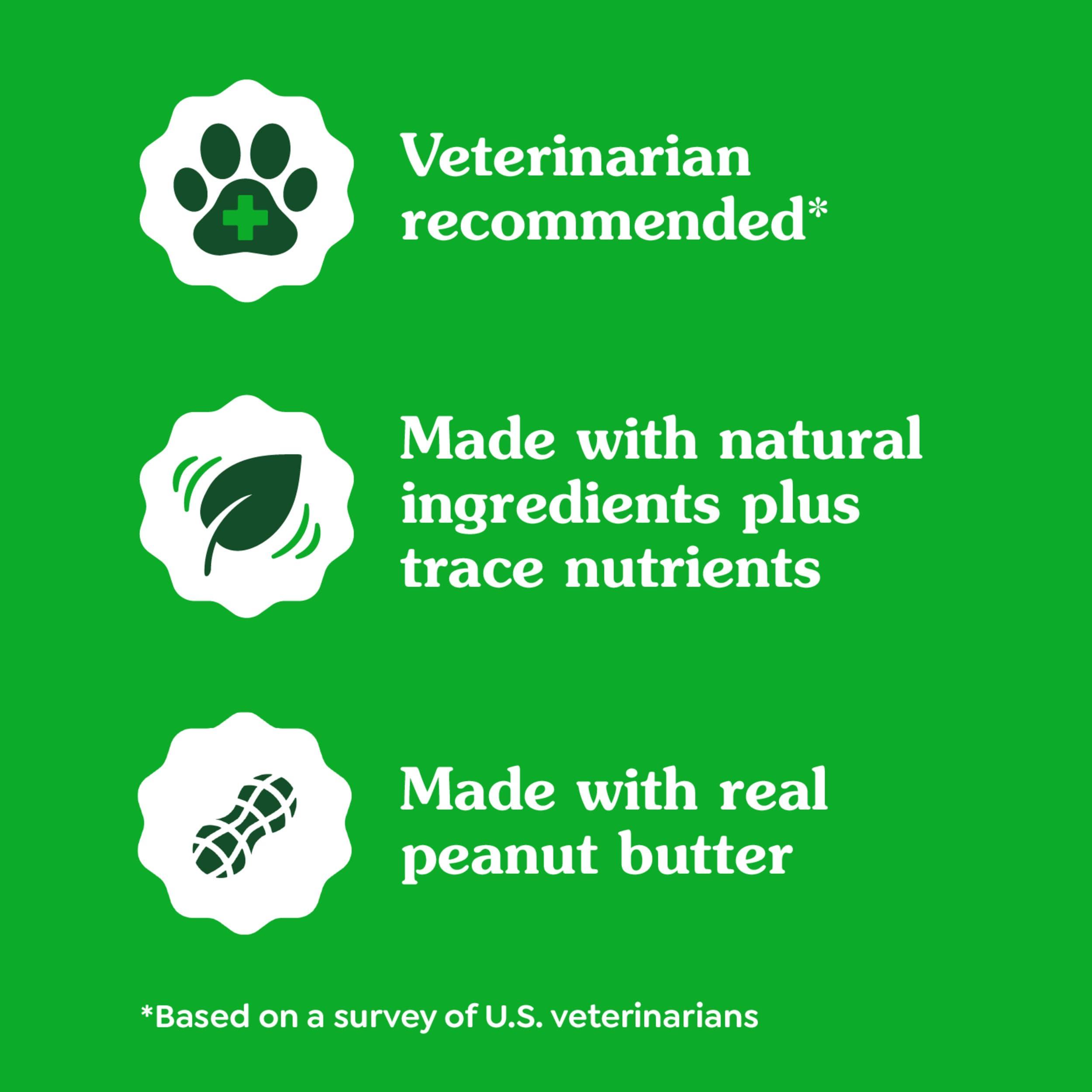 Greenies Pill Pockets for Dogs Large Size, Soft Dog Treats, with Real Peanut Butter, 15.8 oz. Pouch (60 Treats) - Image 4