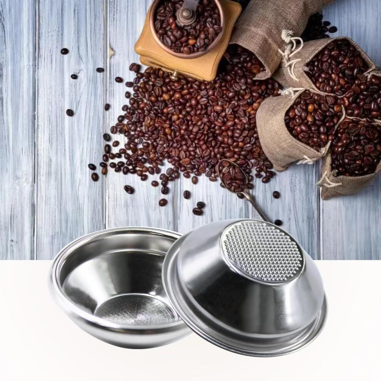 54mm Non Pressurized Filter Basket for Breville Portafilter, Single Cup Sieve, 10 Grams Powder Capacity, Replacement Coffee Filter Basket - Image 2