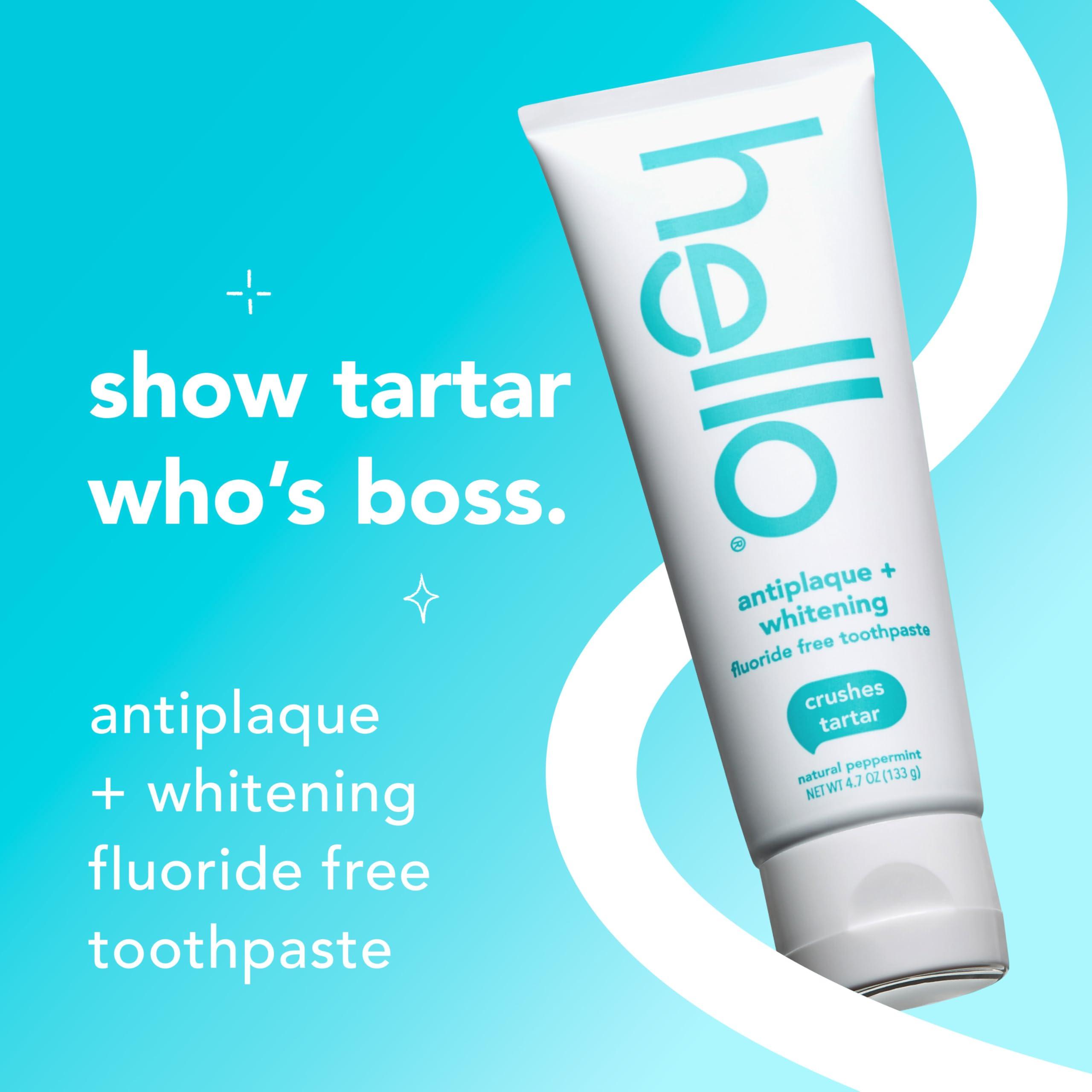 Hello Antiplaque and Whitening Fluoride Free Toothpaste and Naturally Healthy Antigingivitis Mouthwash, Alcohol Free, Vegan, SLS Free and Gluten Free, 4.7 Ounce Tubes, 16 Ounce Bottle - Image 2