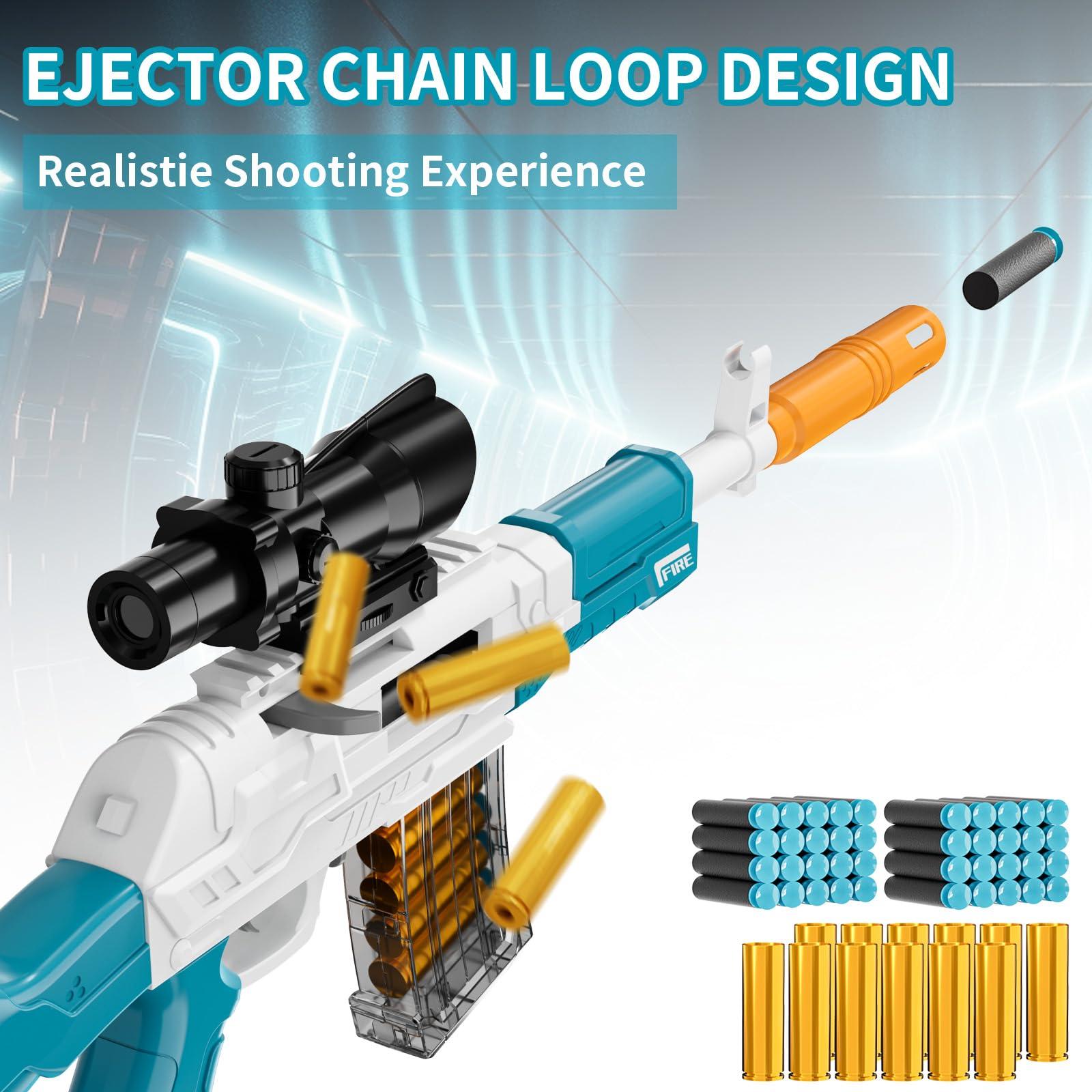 Toy Gun Models Foam Blasters Guns for Kids Children Ages 6+ 7 8-12 Year Old Boys Girls Teens Sniper Soft Bullet Dart Shotgun Ejecting Rifle Christmas Halloween Birthday Revolver Pistol - Image 5