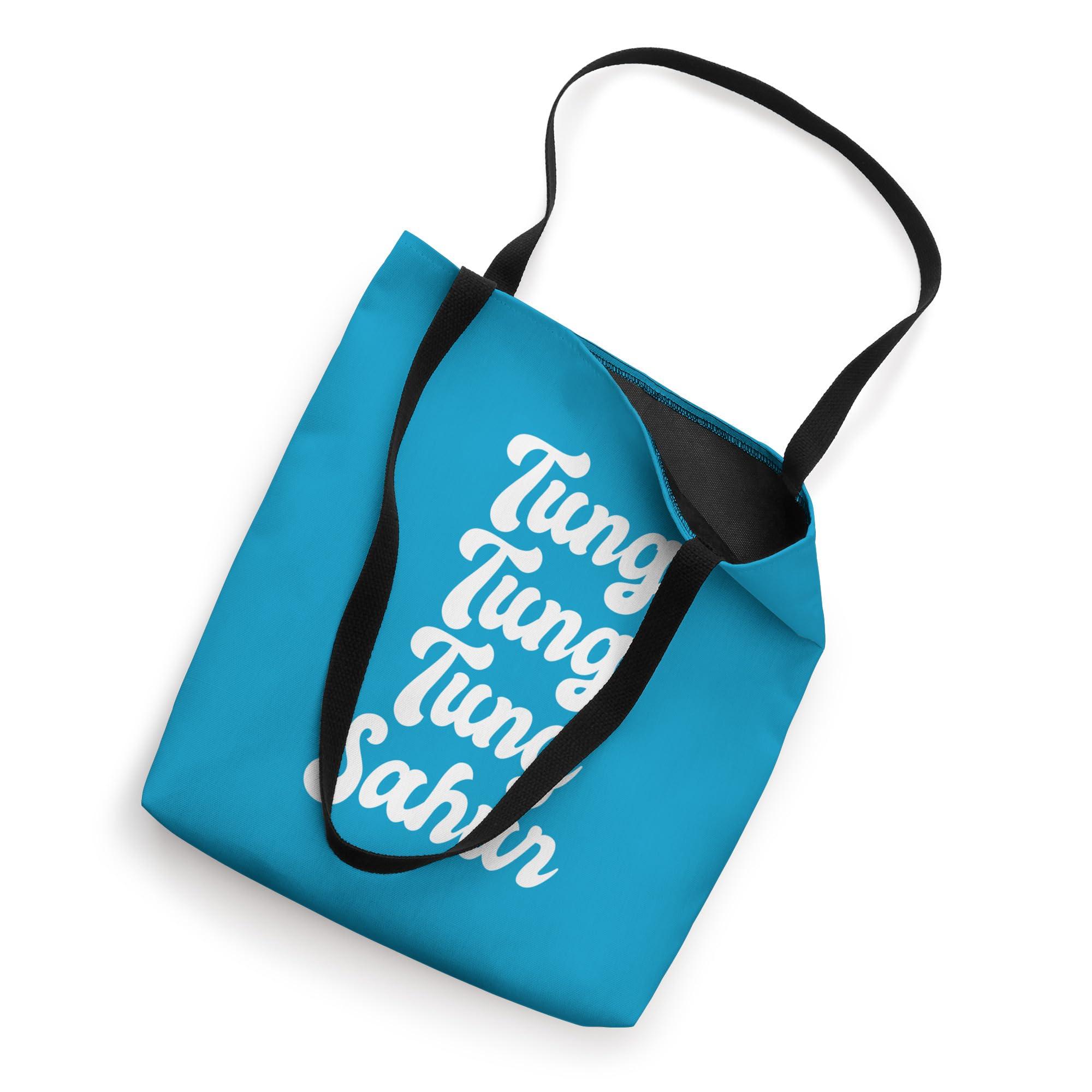 Tung Tung Tung Sahur Meme Viral Joke Drum Beat Wooden Log Tote Bag - Image 2