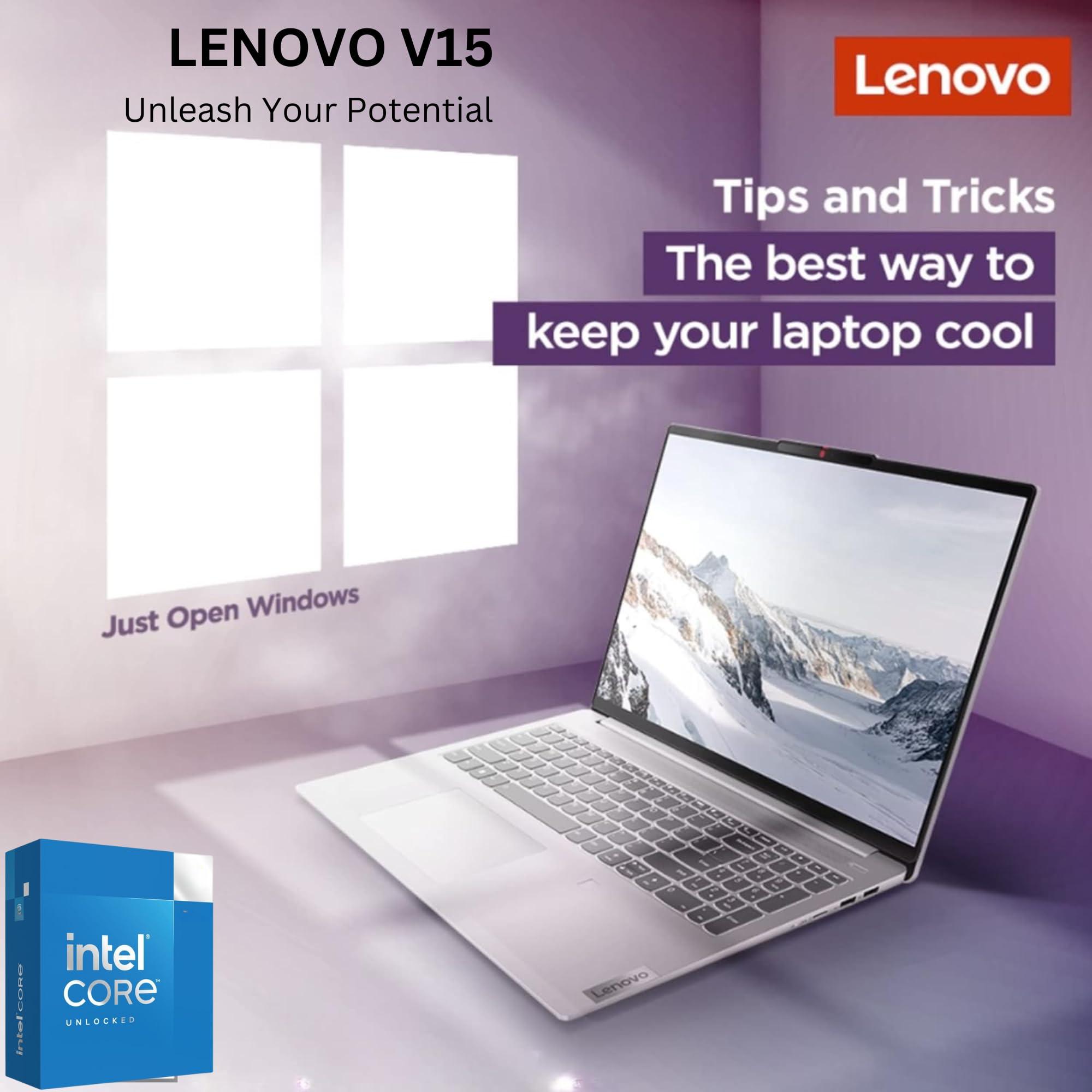 Lenovo V15 Business Laptop • 32GB RAM • 1TB SSD • Intel 4-core Processor • 15.6" FHD • Ethernet Port • HDMI • Windows 11 Pro • Sleek Design • Effortless Elegance - Image 2