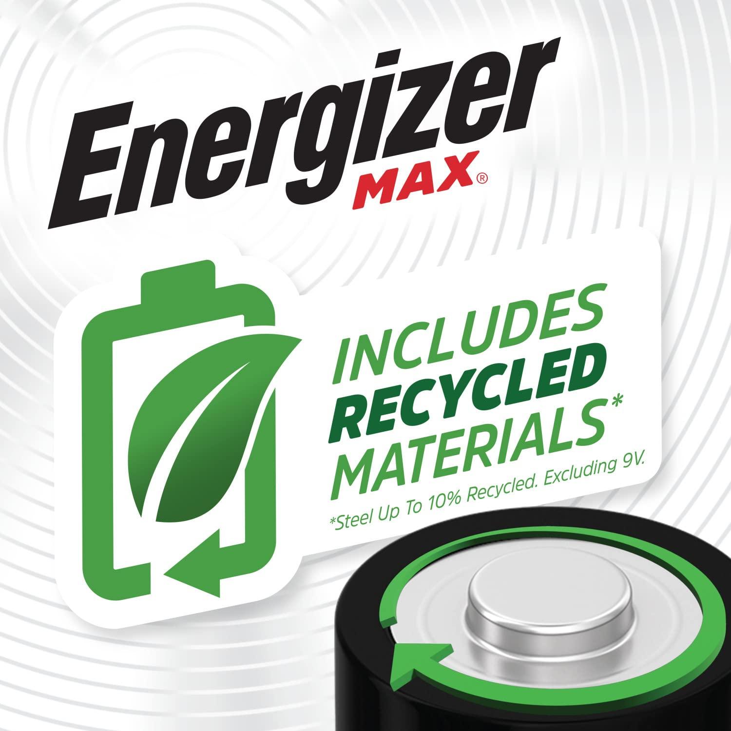 Energizer AA Batteries, MAX Double AA Battery Alkaline, 8 Count - Image 5
