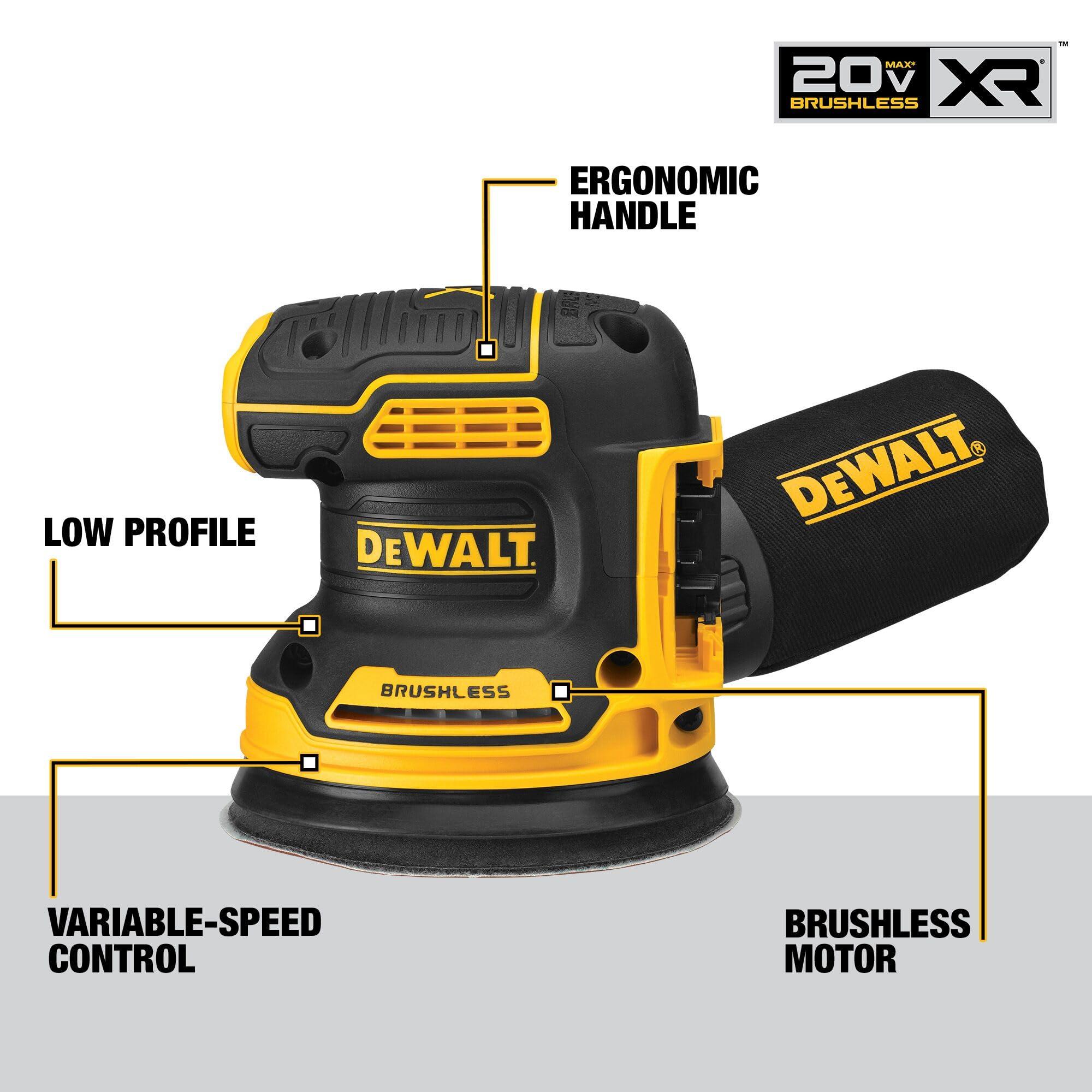 DEWALT 20V MAX Orbital Sander, Tool Only (DCW210B) - Image 3