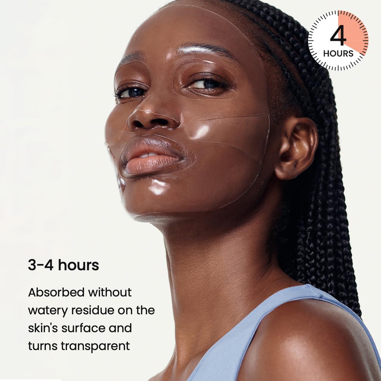 BIODANCE Hydro Cera-nol Real Deep Mask, Overnight Hydrogel Mask, Hydrating Facial Mask For Sensitive Skin, Redness Reducing & Quick Soothing Effect, 1.19oz(34g) x 4ea - Image 5