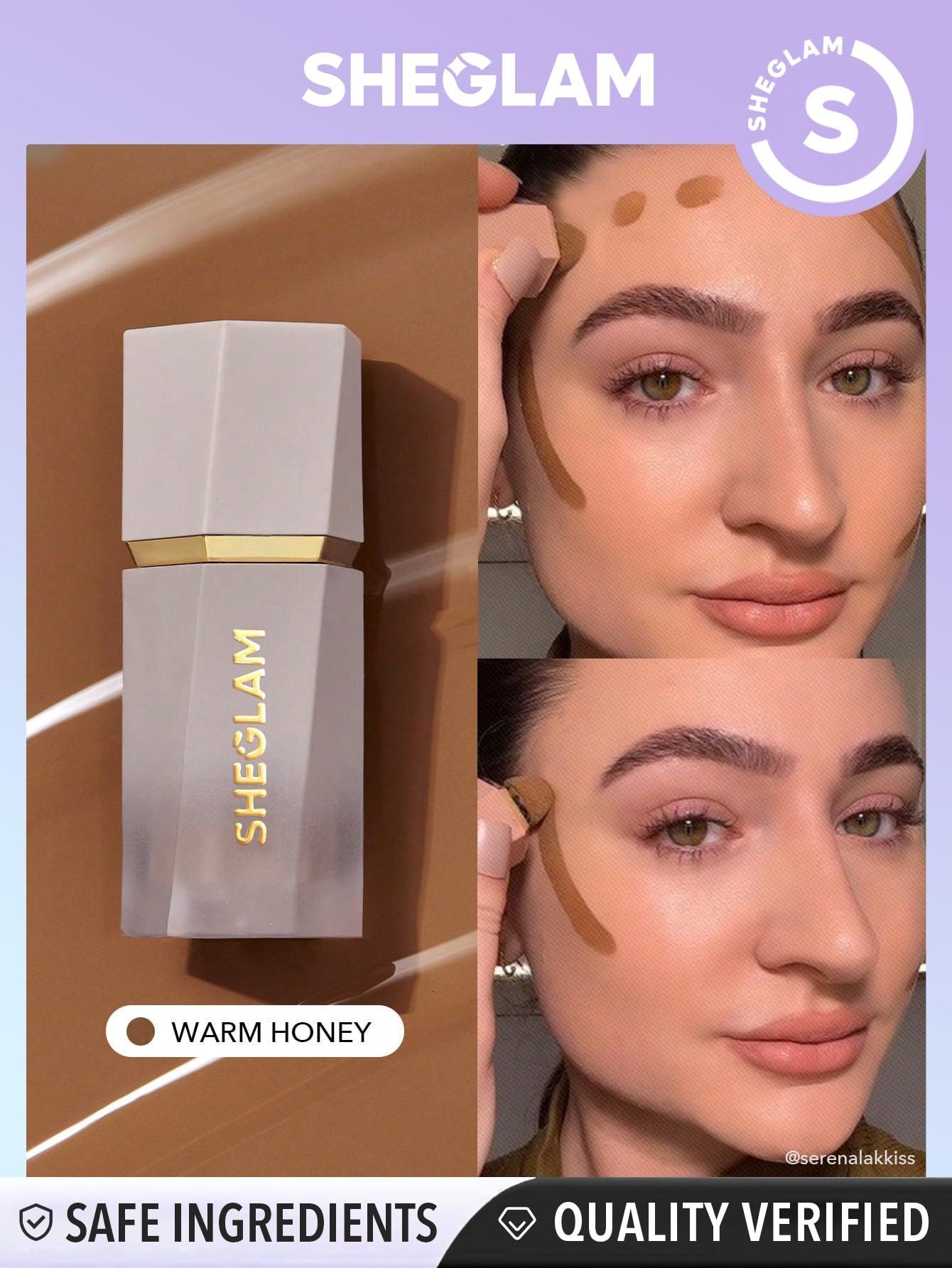 SHEGLAM Sun Sculpt Liquid Contour Stick Long Lasting Cream Bronzer Makeup-Warm Honey - Image 9