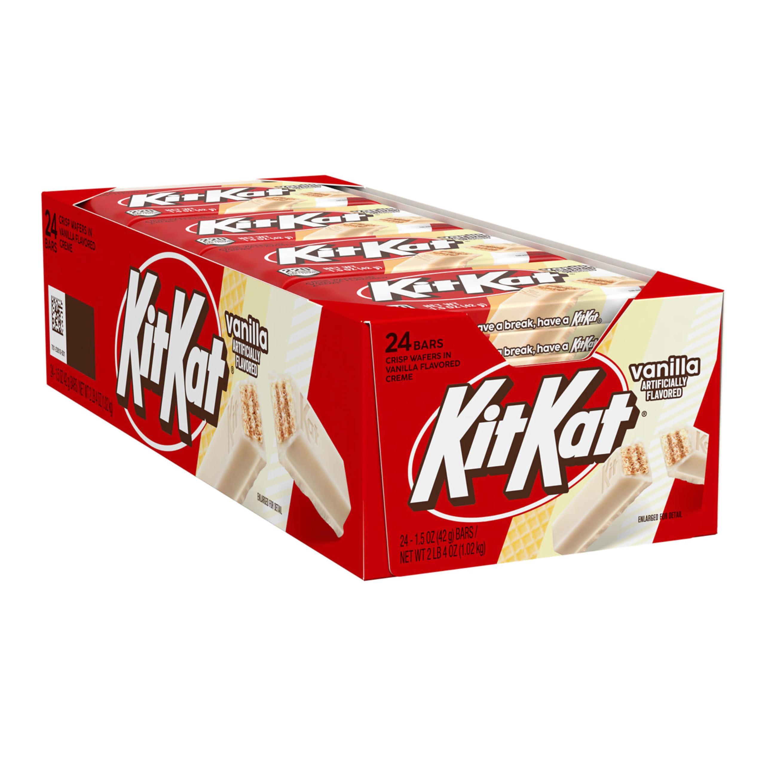 KIT KAT Vanilla Flavored Wafer Candy Bars, 1.5 oz (24 Count) - Image 3