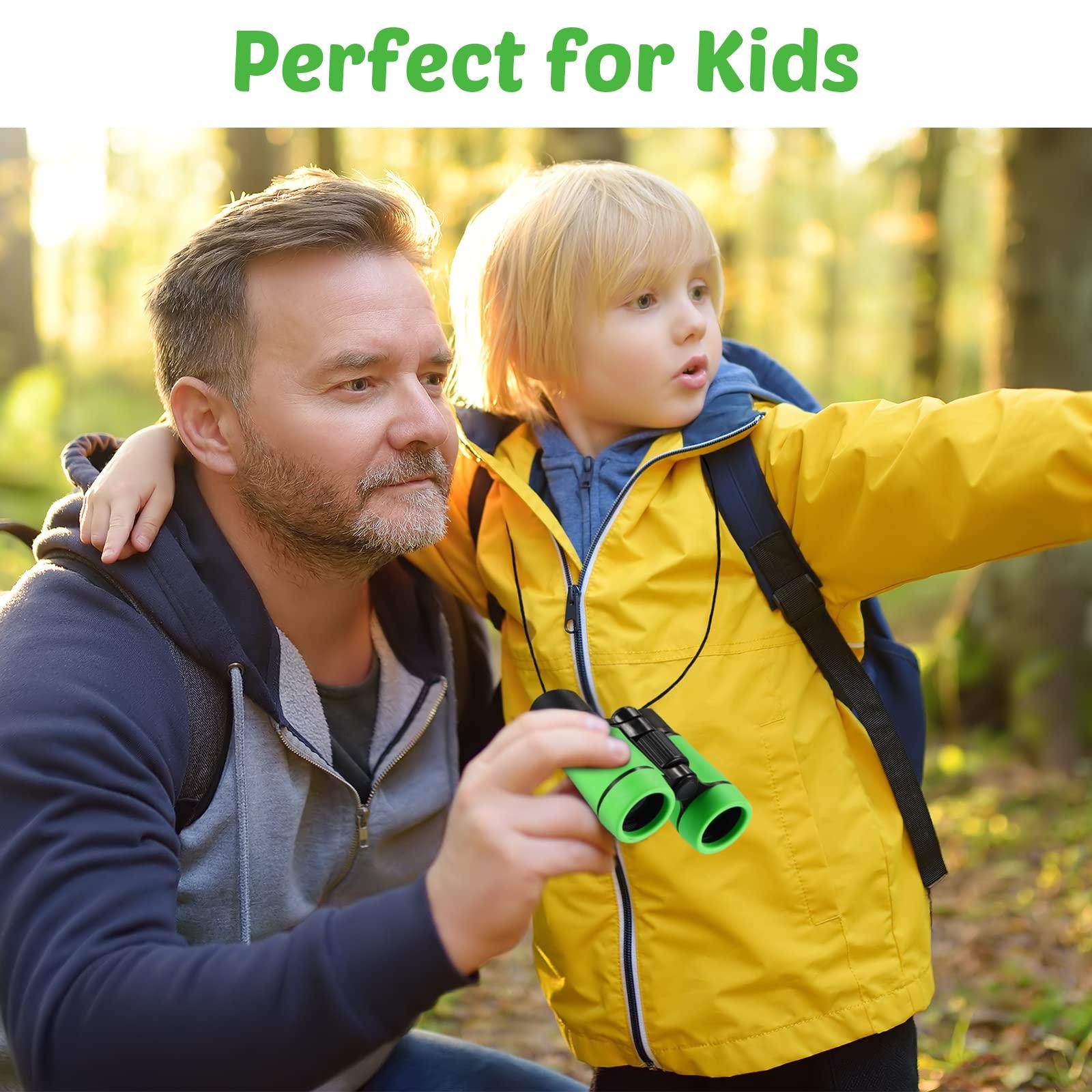 Yunsailing 9 Pack Kid Binoculars Shockproof Mini Compact Binoculars Gifts for 3-12 Years Boys Girls Folding Small Telescope for Kids Bird Watching Camping Outdoor Play, 9 Colors - Image 6